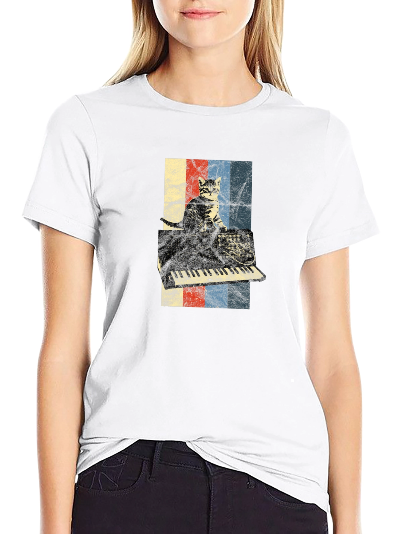 Cat Synthesizer T-Shirt