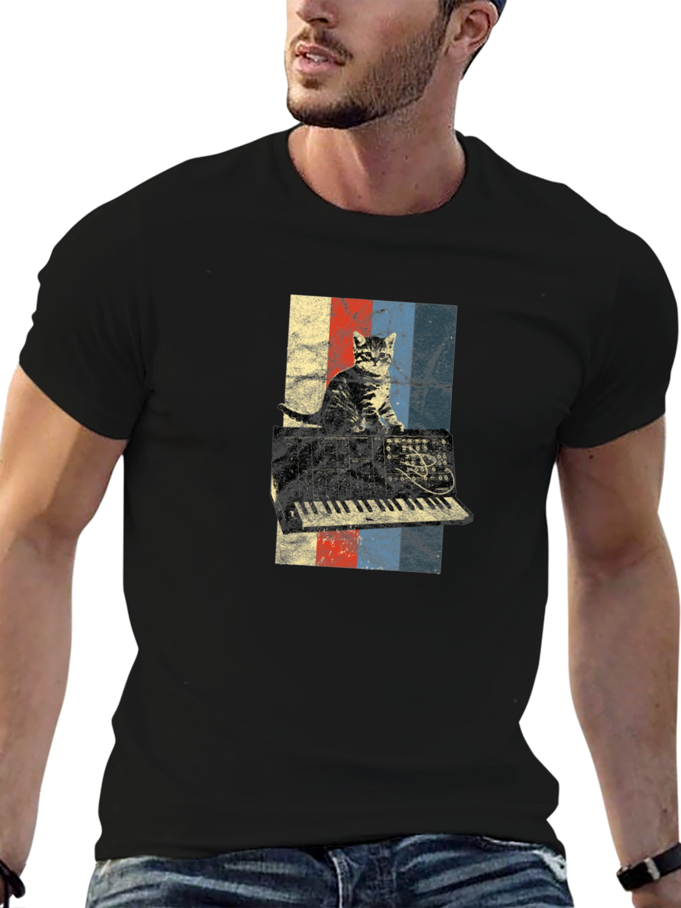 Cat Synthesizer T-Shirt