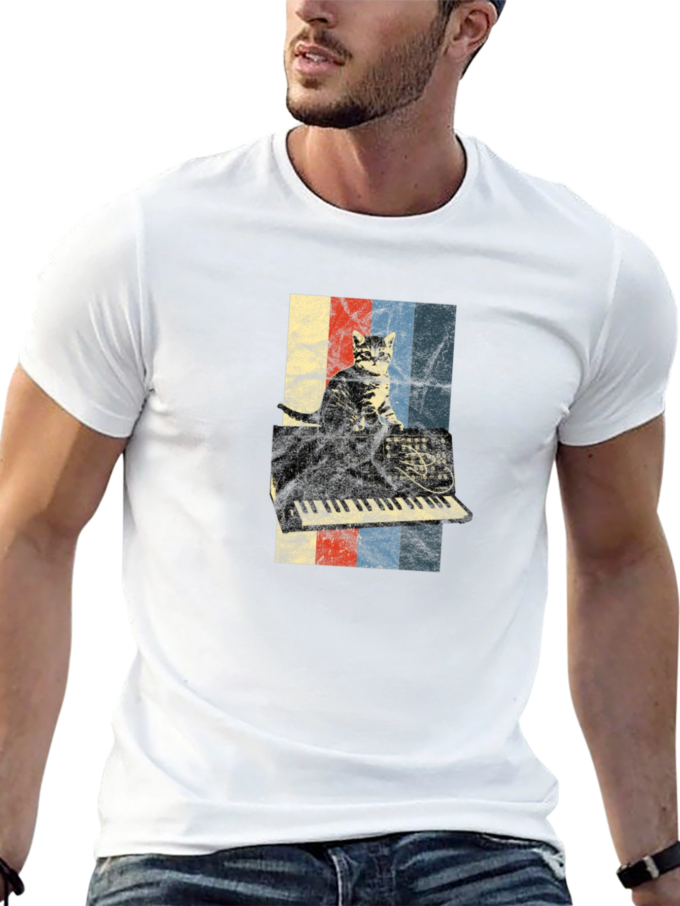 Cat Synthesizer T-Shirt