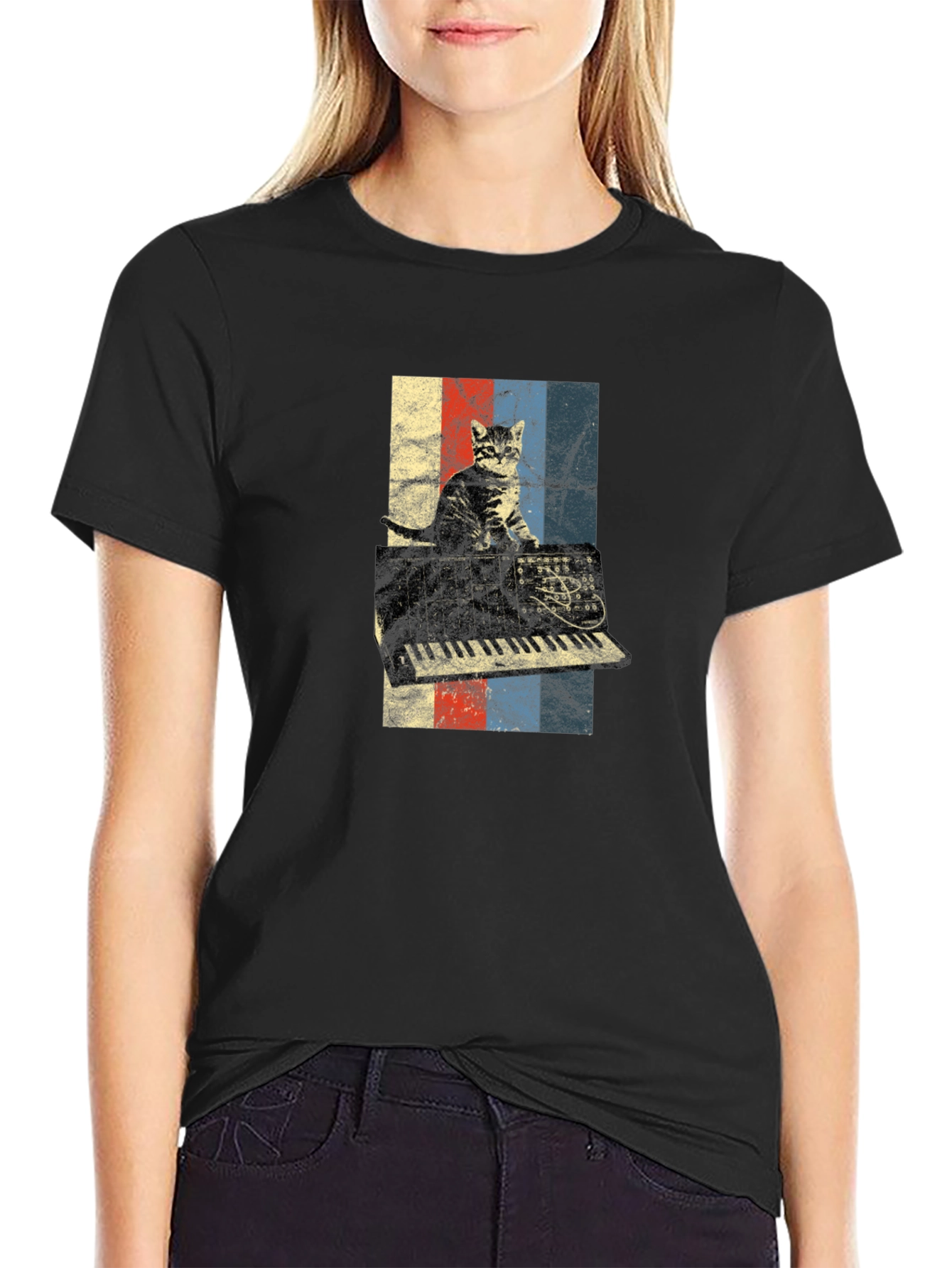 Cat Synthesizer T-Shirt