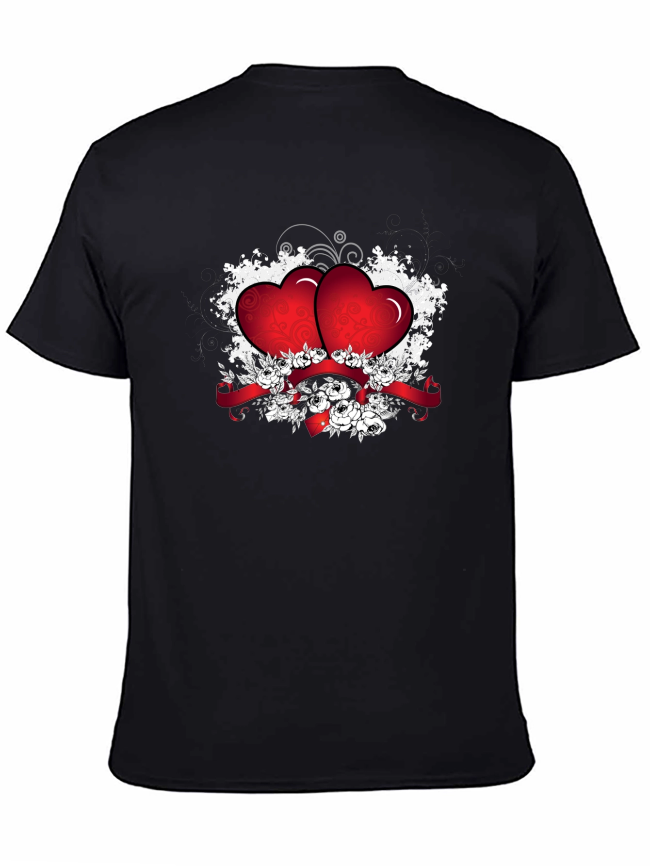 Heart and Floral Graphic Tee