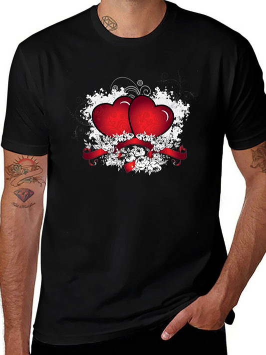 Heart and Floral Graphic Tee