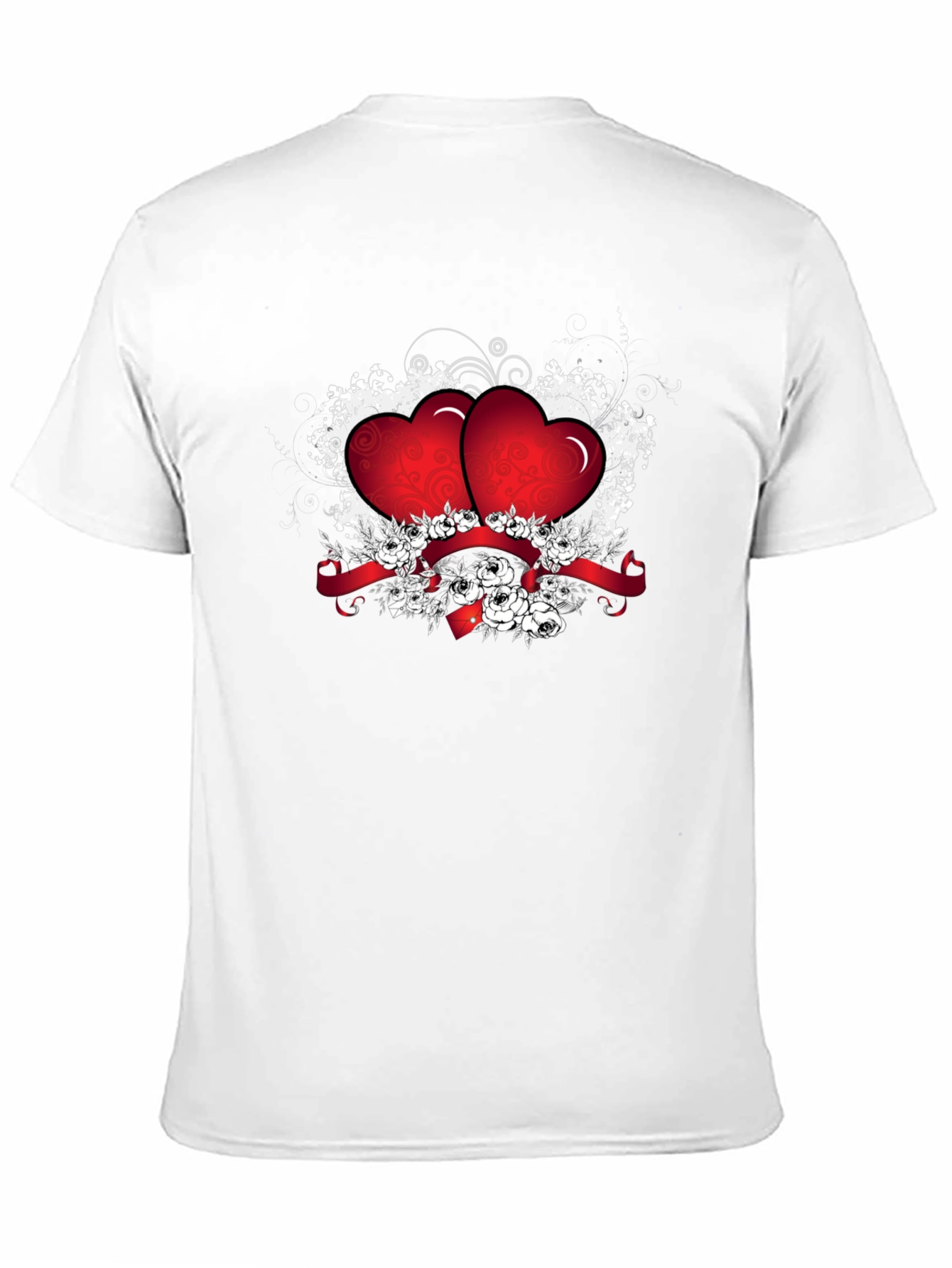 Heart and Floral Graphic Tee