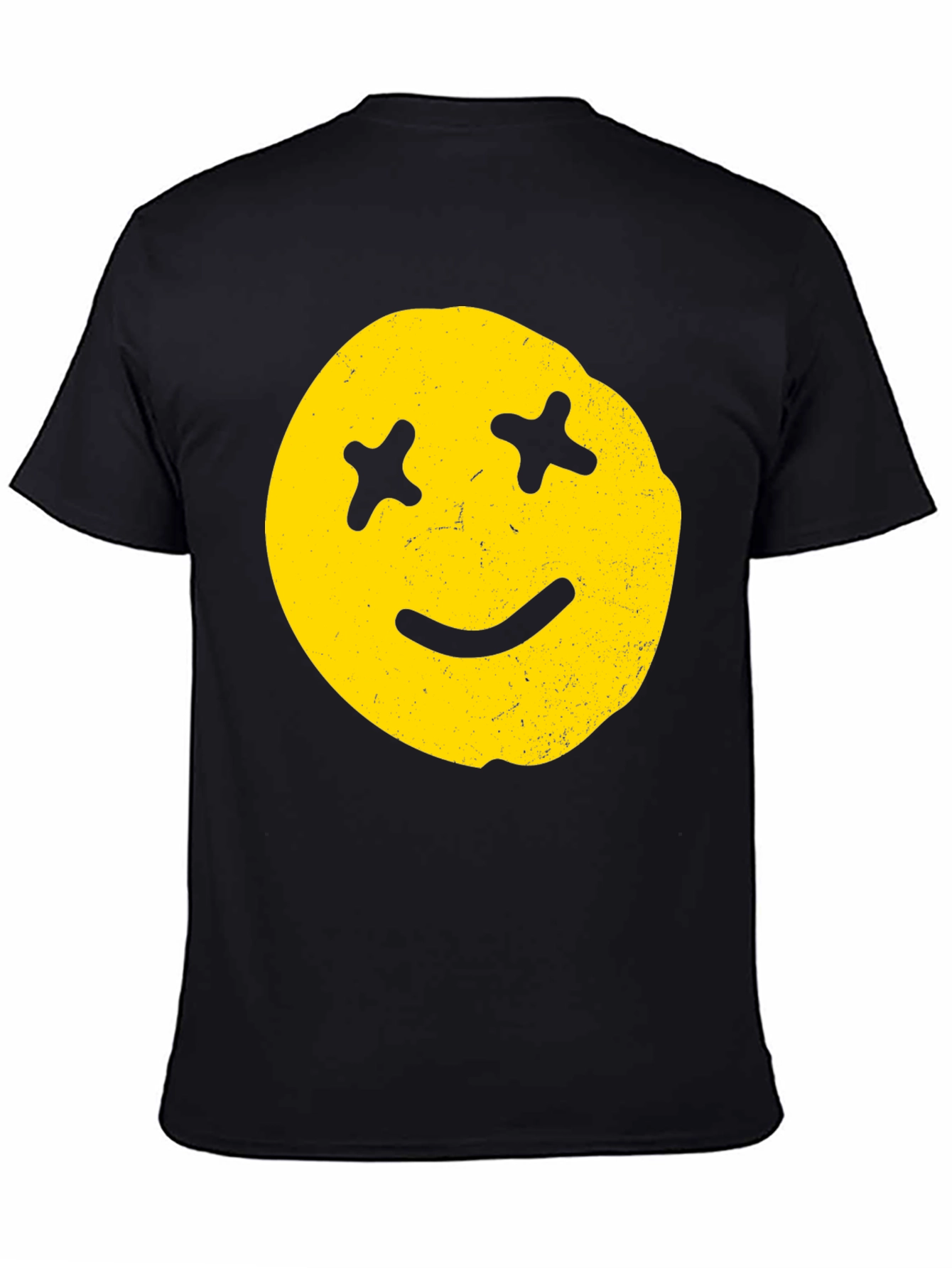 Distressed Smiley Face Graphic Tee