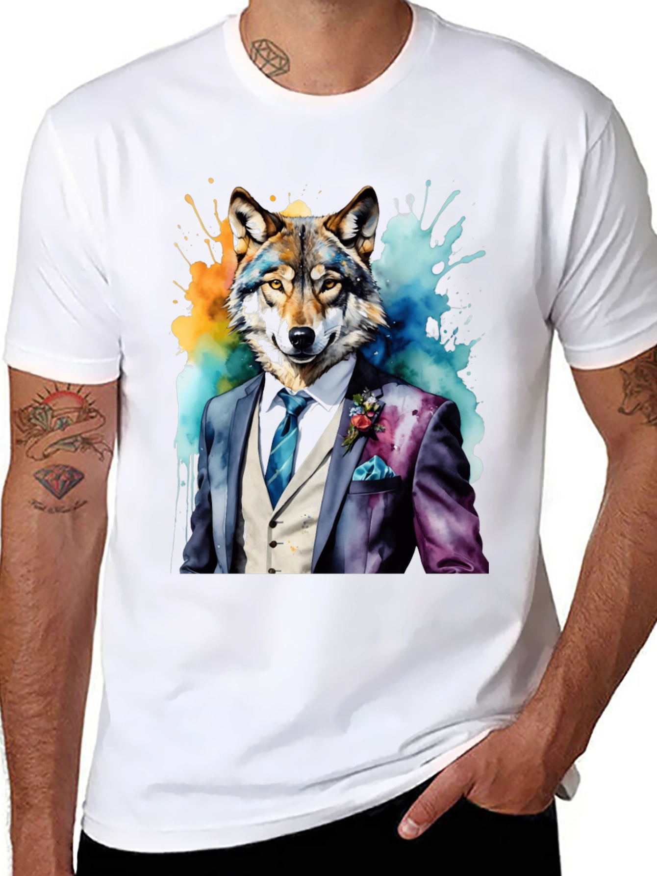 Wolf Gentleman T-Shirt