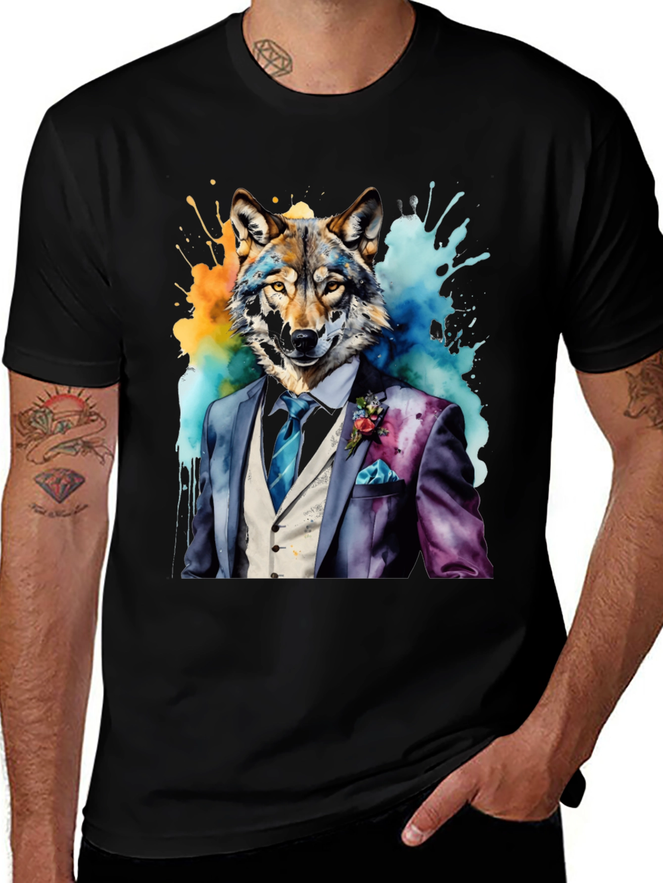Wolf Gentleman T-Shirt