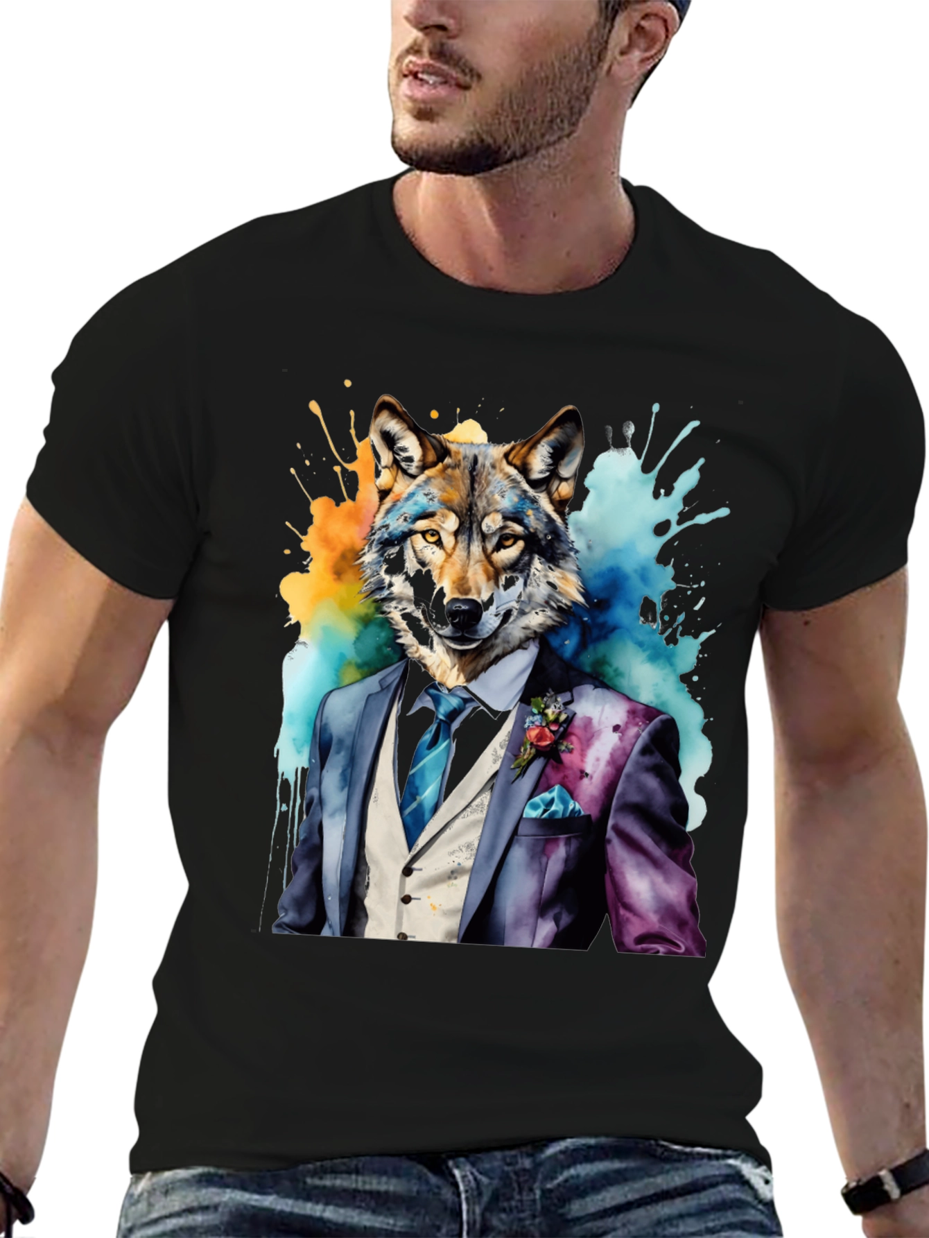 Wolf Gentleman T-Shirt