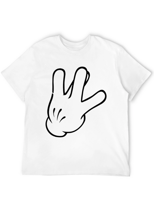 Mickey Hand Sign T-Shirt - Black