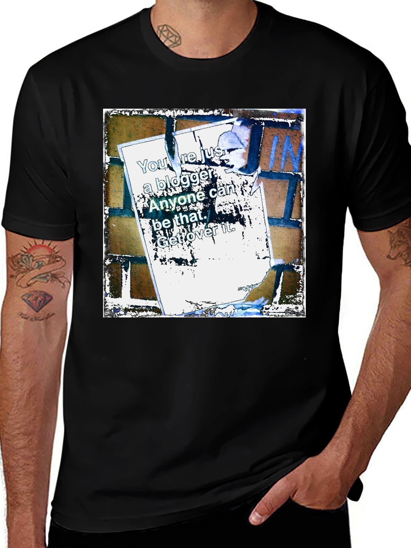 Sarcastic Blogger T-Shirt - Express Yourself!