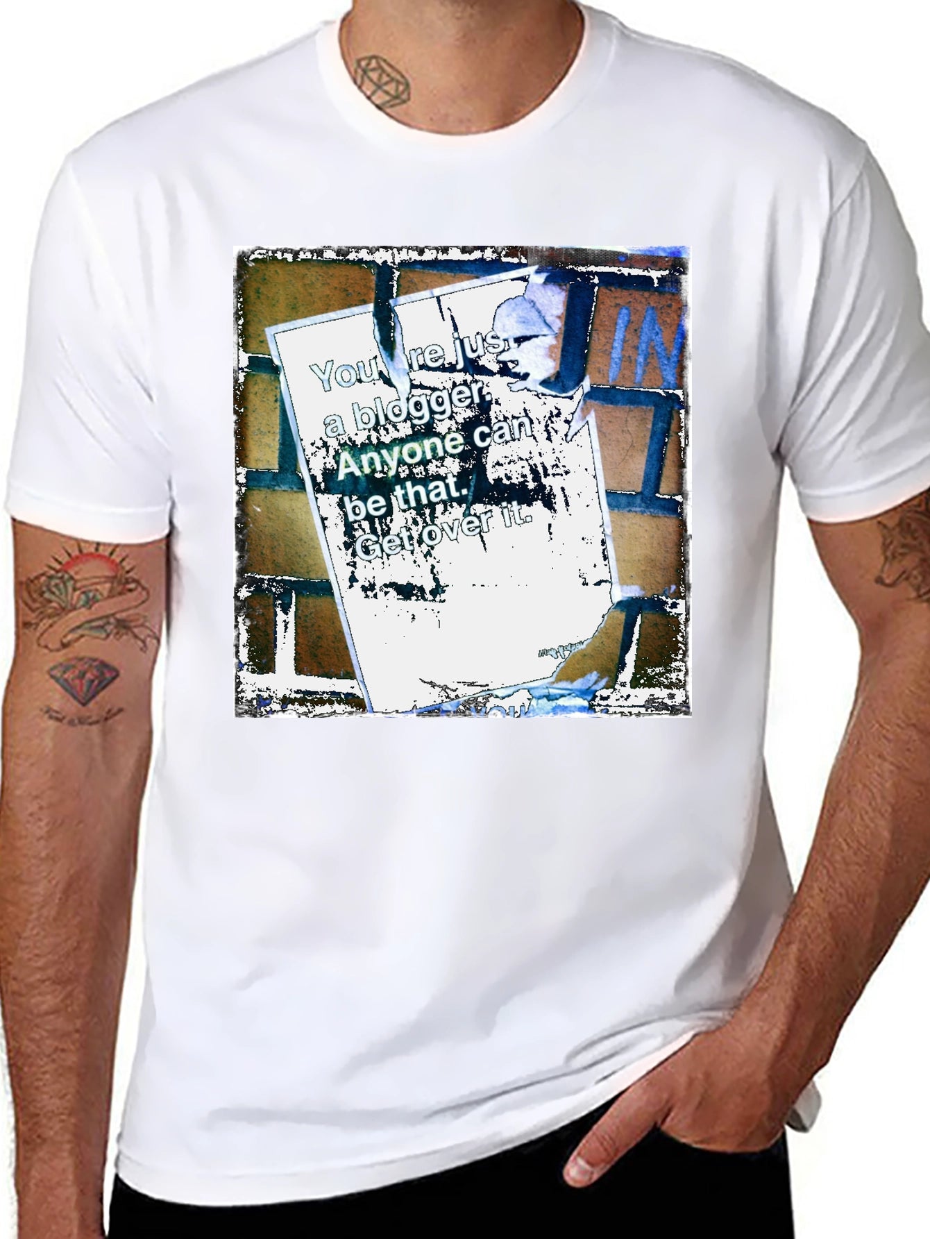Sarcastic Blogger T-Shirt - Express Yourself!