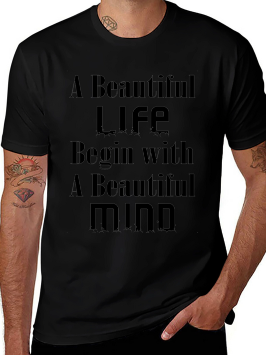 Inspirational Graphic T-Shirt - A Beautiful Life