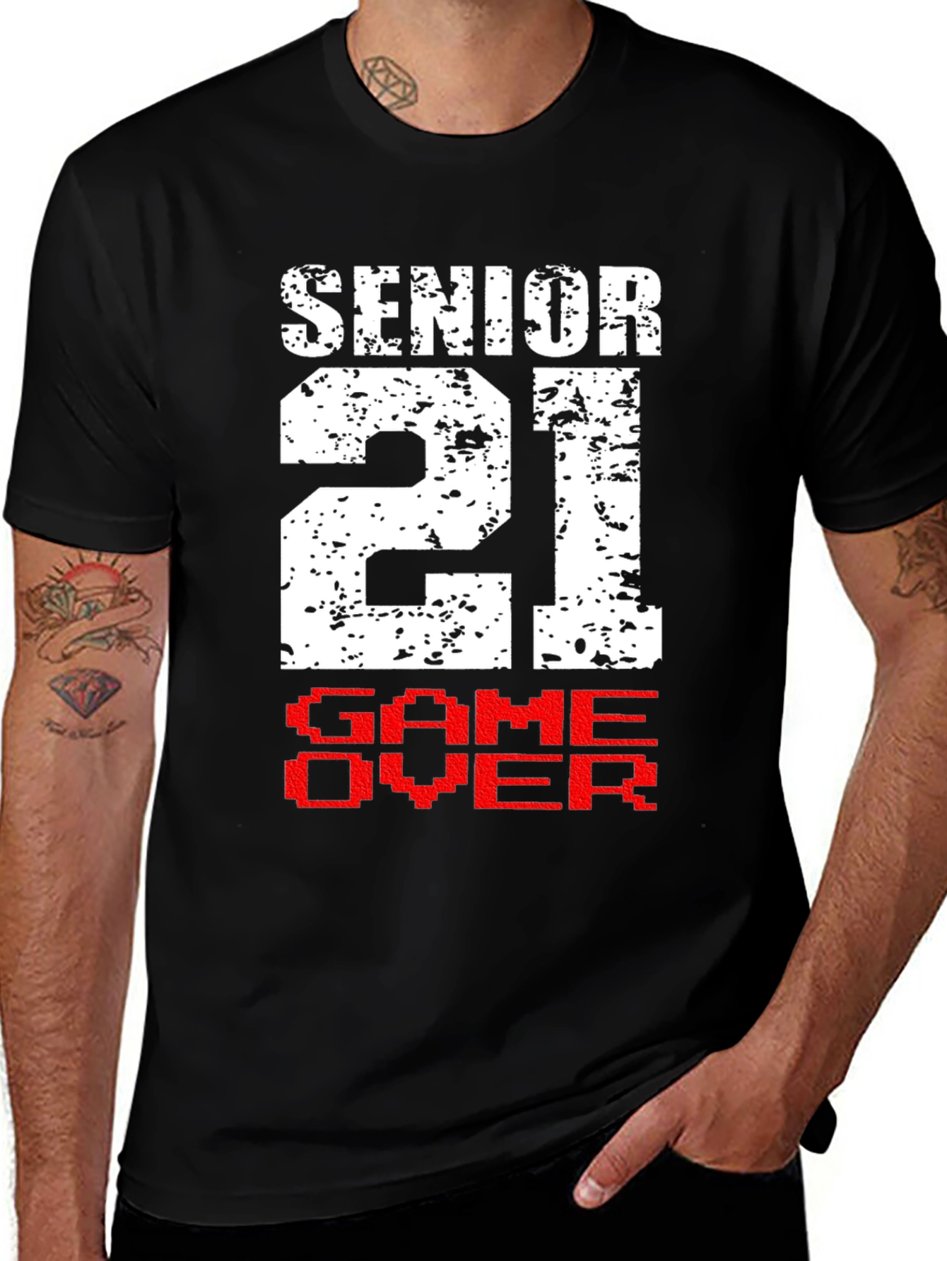 Senior 21 Game Over Graphic T-Shirt