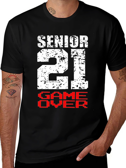 Senior 21 Game Over Graphic T-Shirt