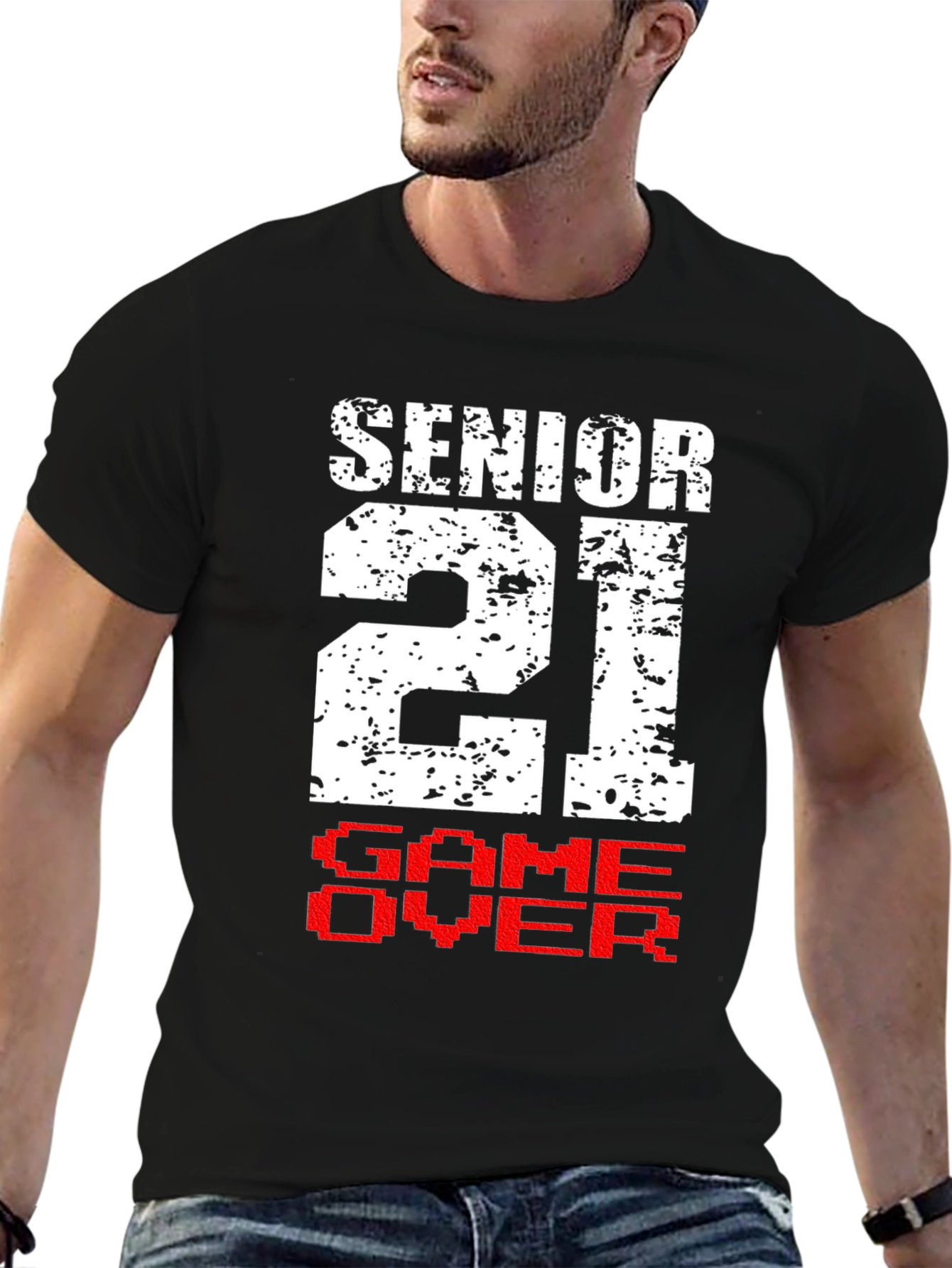 Senior 21 Game Over Graphic T-Shirt