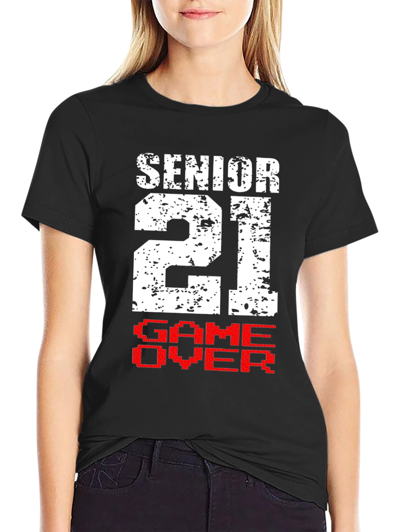 Senior 21 Game Over Graphic T-Shirt