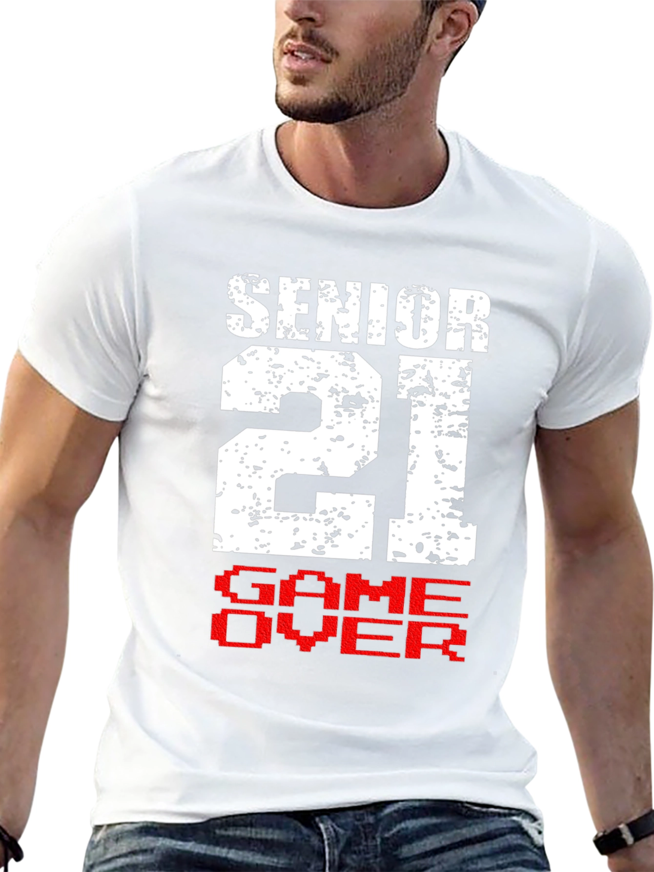 Senior 21 Game Over Graphic T-Shirt