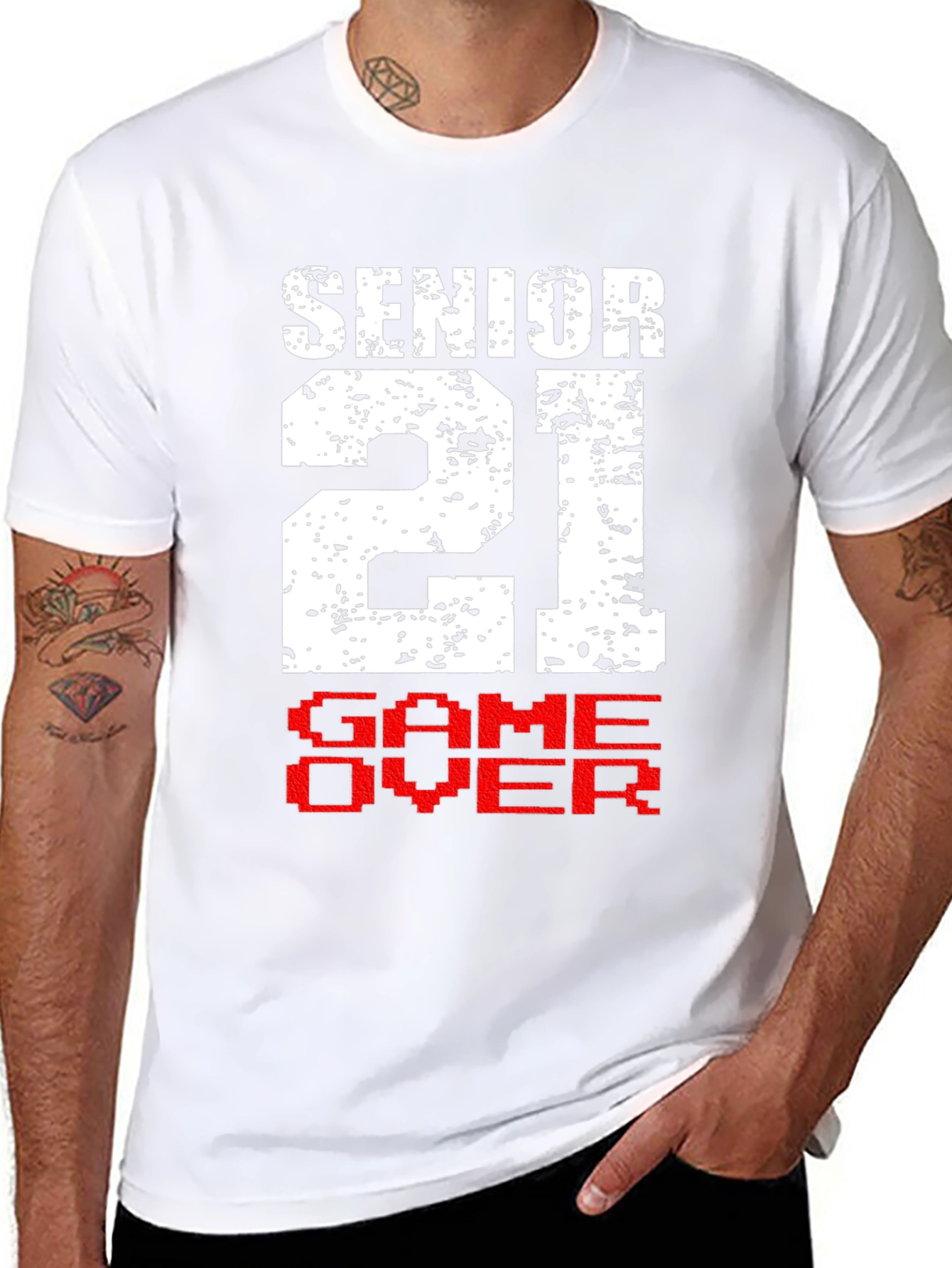 Senior 21 Game Over Graphic T-Shirt