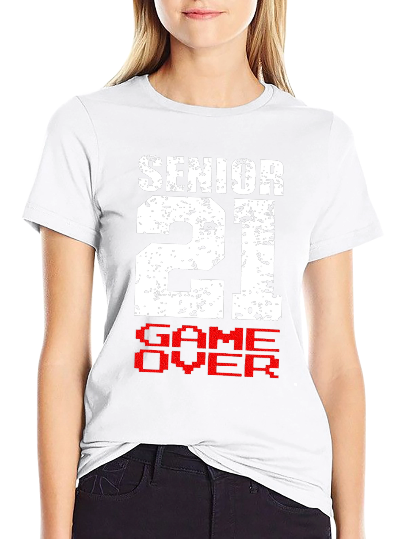 Senior 21 Game Over Graphic T-Shirt