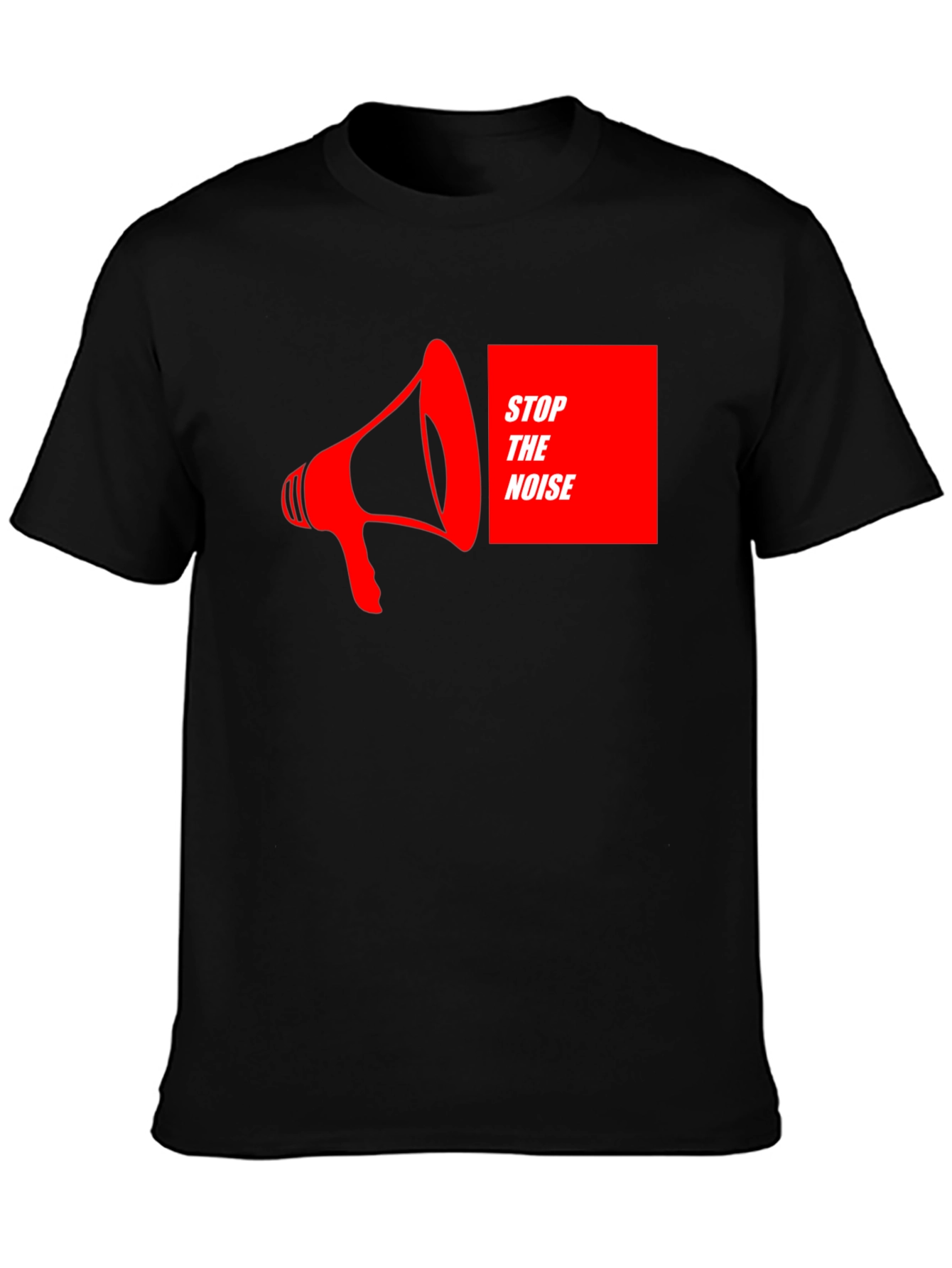 Stop the Noise Graphic Tee - Black