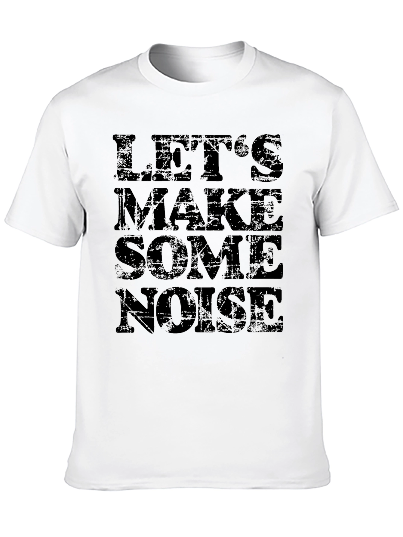 Lets Make Some Noise Black Graphic Tee