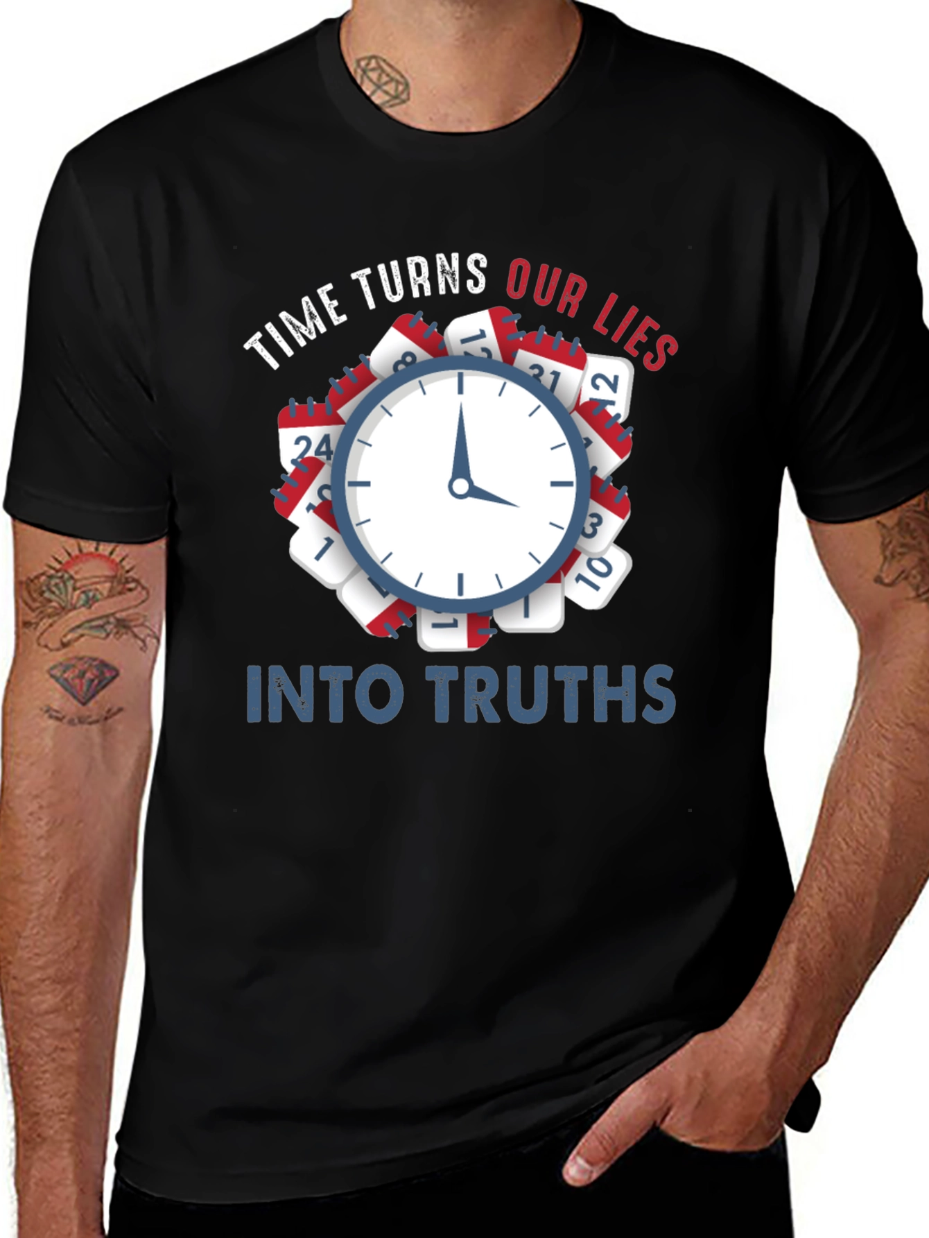 Time Turns Our Lies Into Truths Graphic Tee
