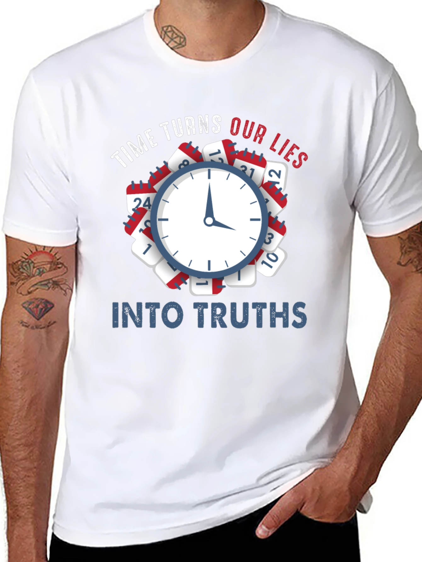Time Turns Our Lies Into Truths Graphic Tee