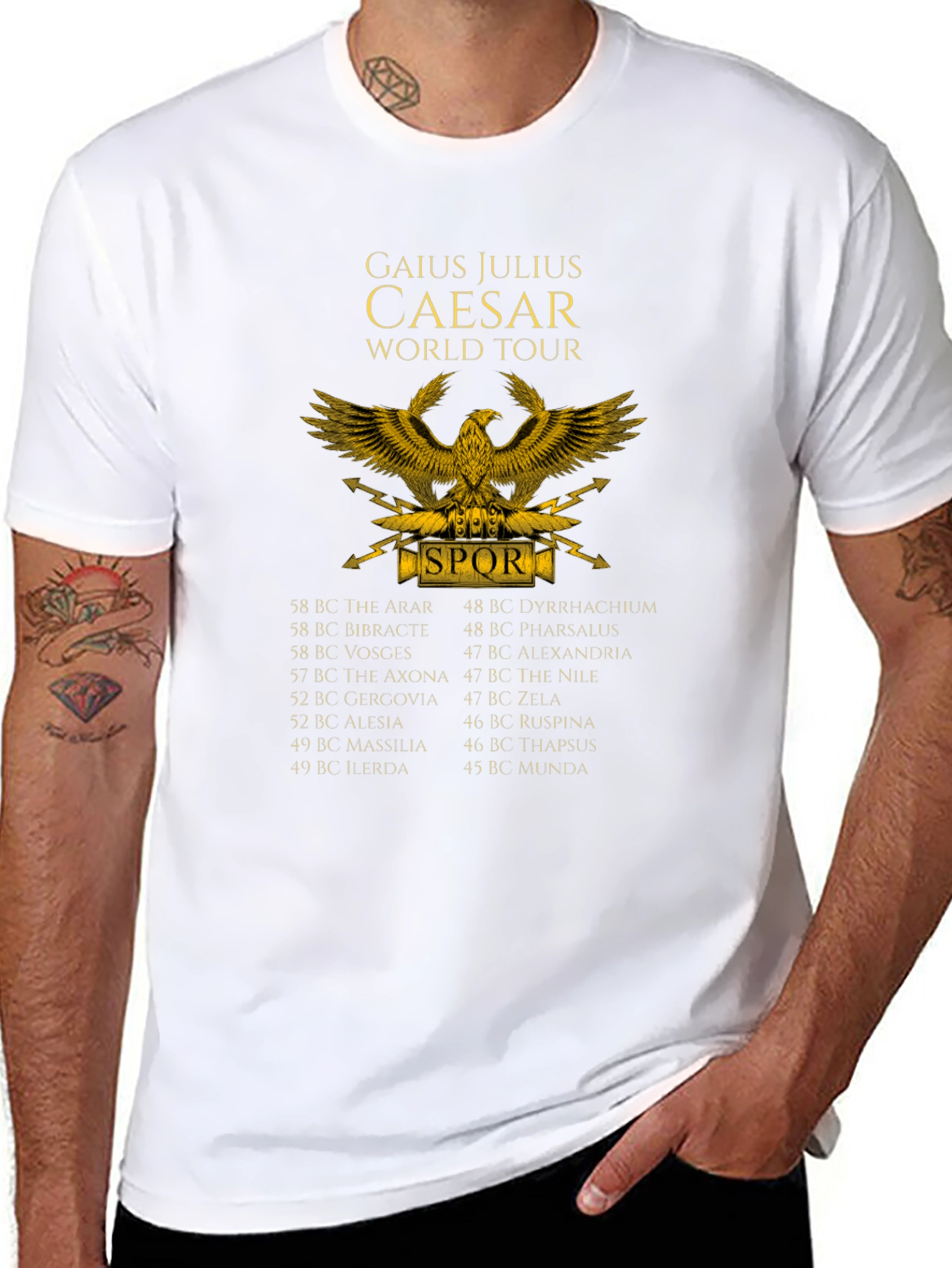 Gaius Julius Caesar World Tour T-Shirt