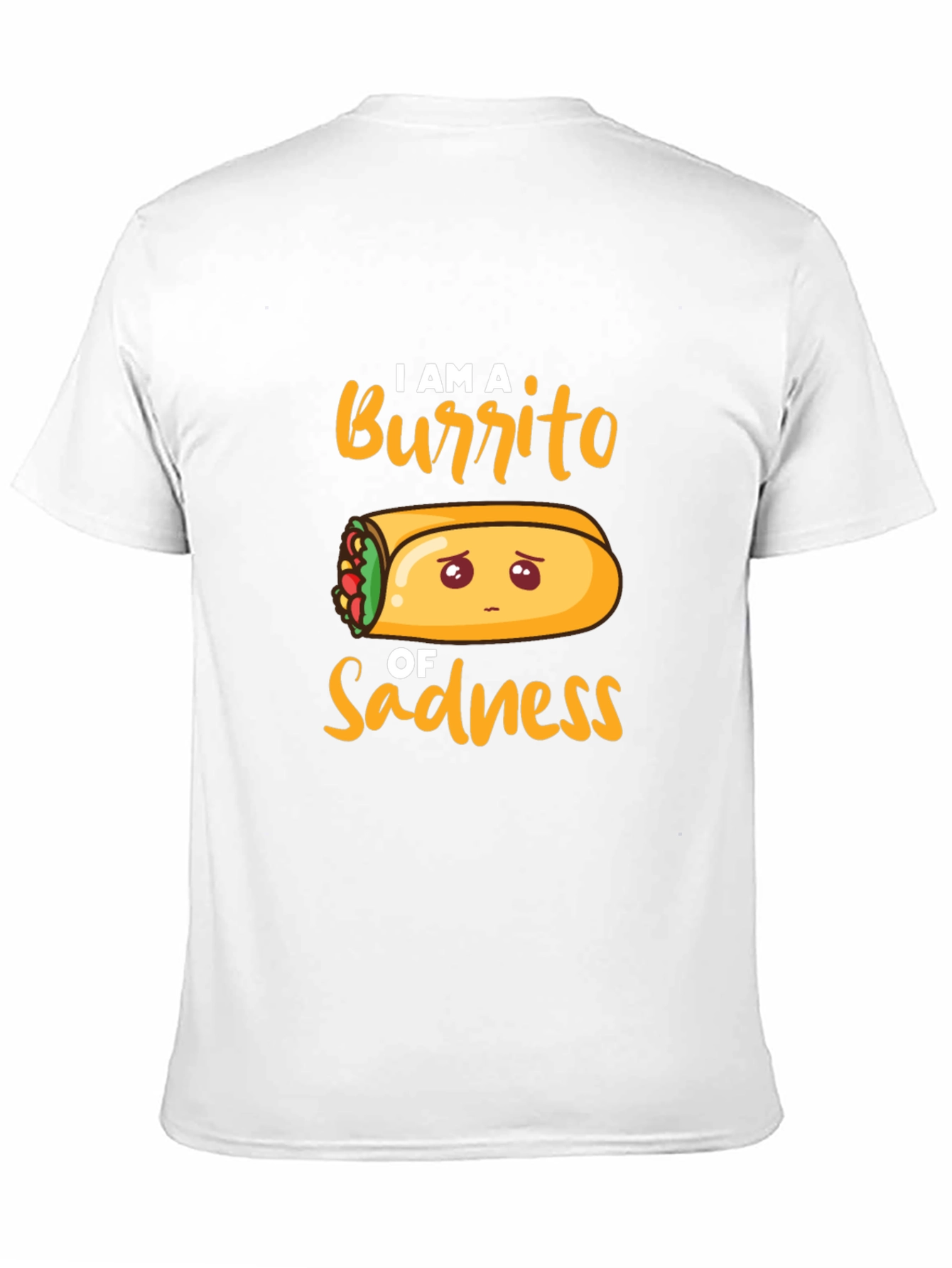 Sad Burrito Graphic T-Shirt - Unisex Cotton Tee