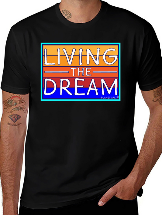 Living the Dream Graphic Tee - Black
