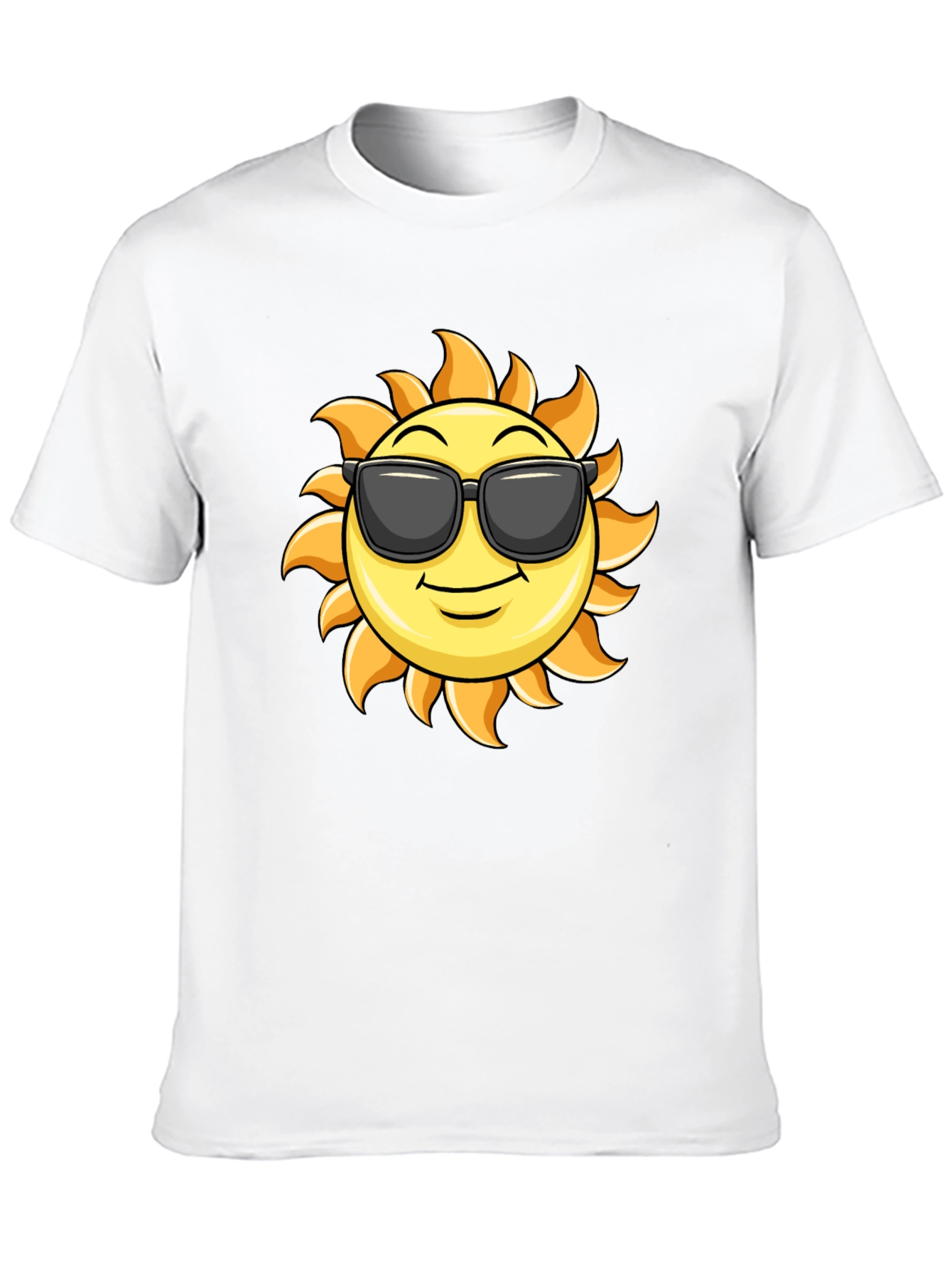 Cool Sun Graphic T-Shirt - Black