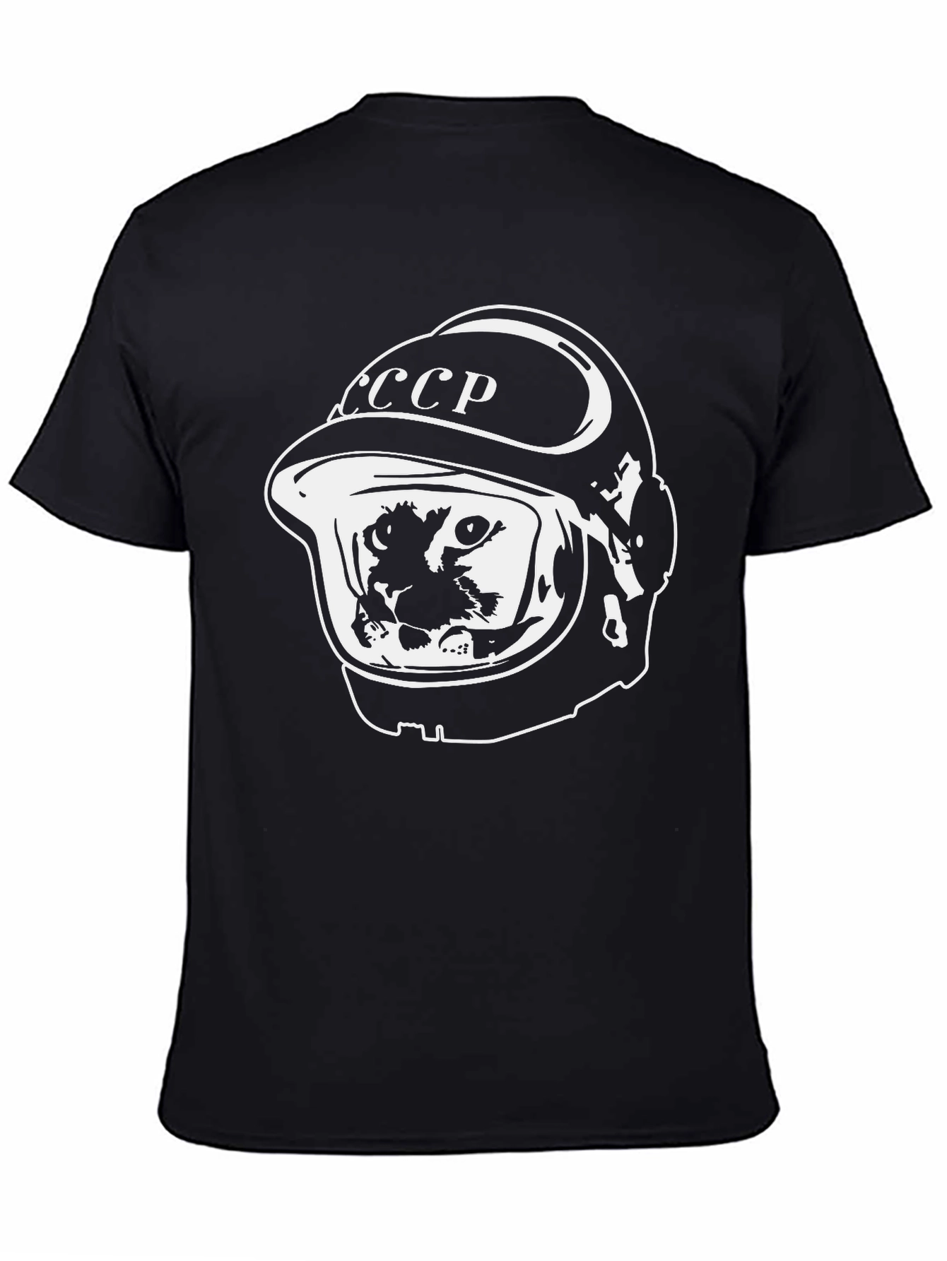Retro USSR Cat Cosmonaut T-Shirt