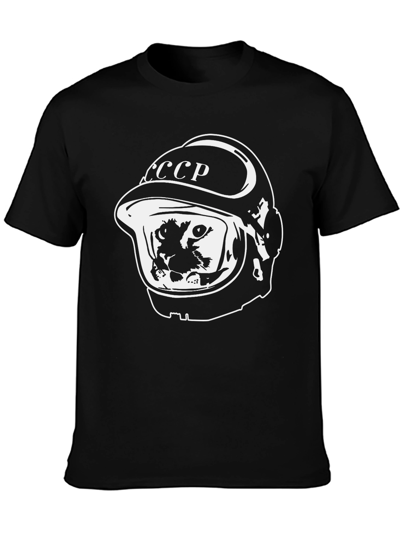 Retro USSR Cat Cosmonaut T-Shirt
