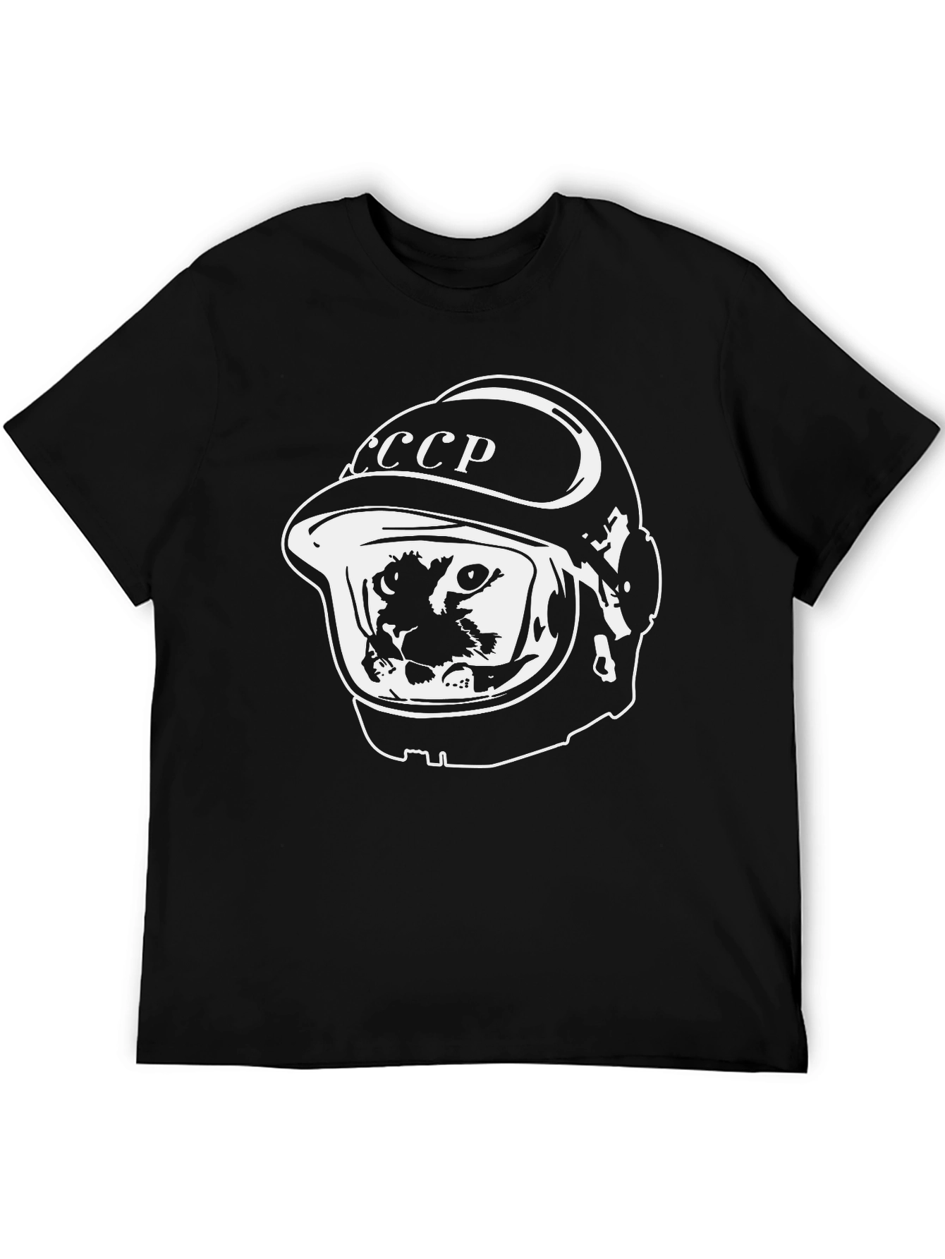 Retro USSR Cat Cosmonaut T-Shirt