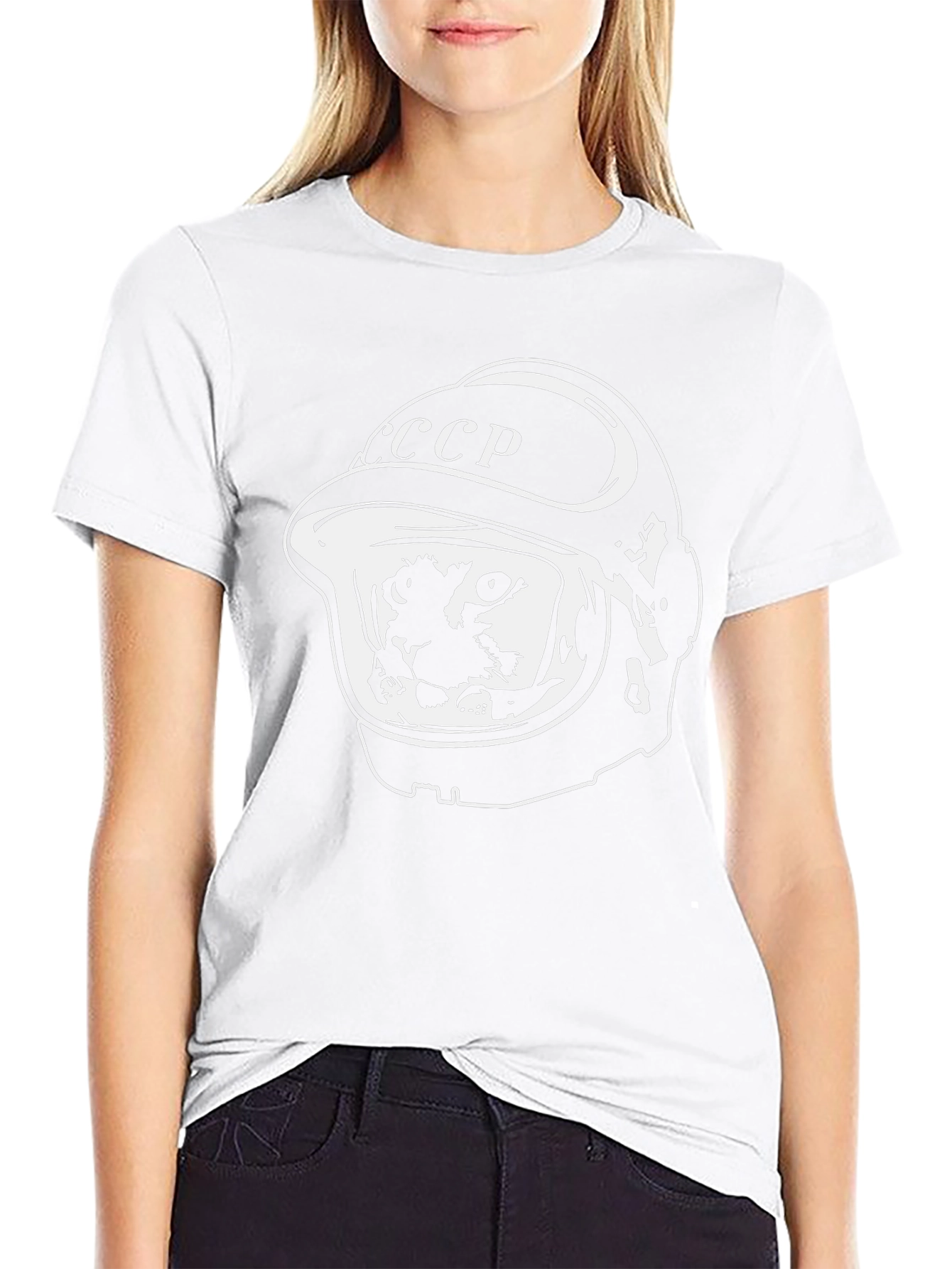 Retro USSR Cat Cosmonaut T-Shirt