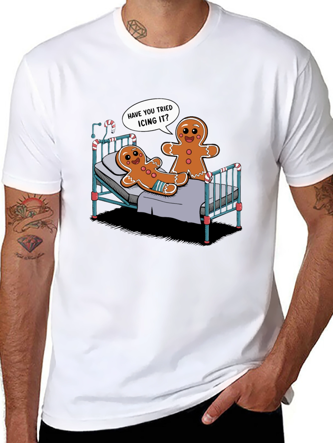 Funny Gingerbread Icing T-Shirt