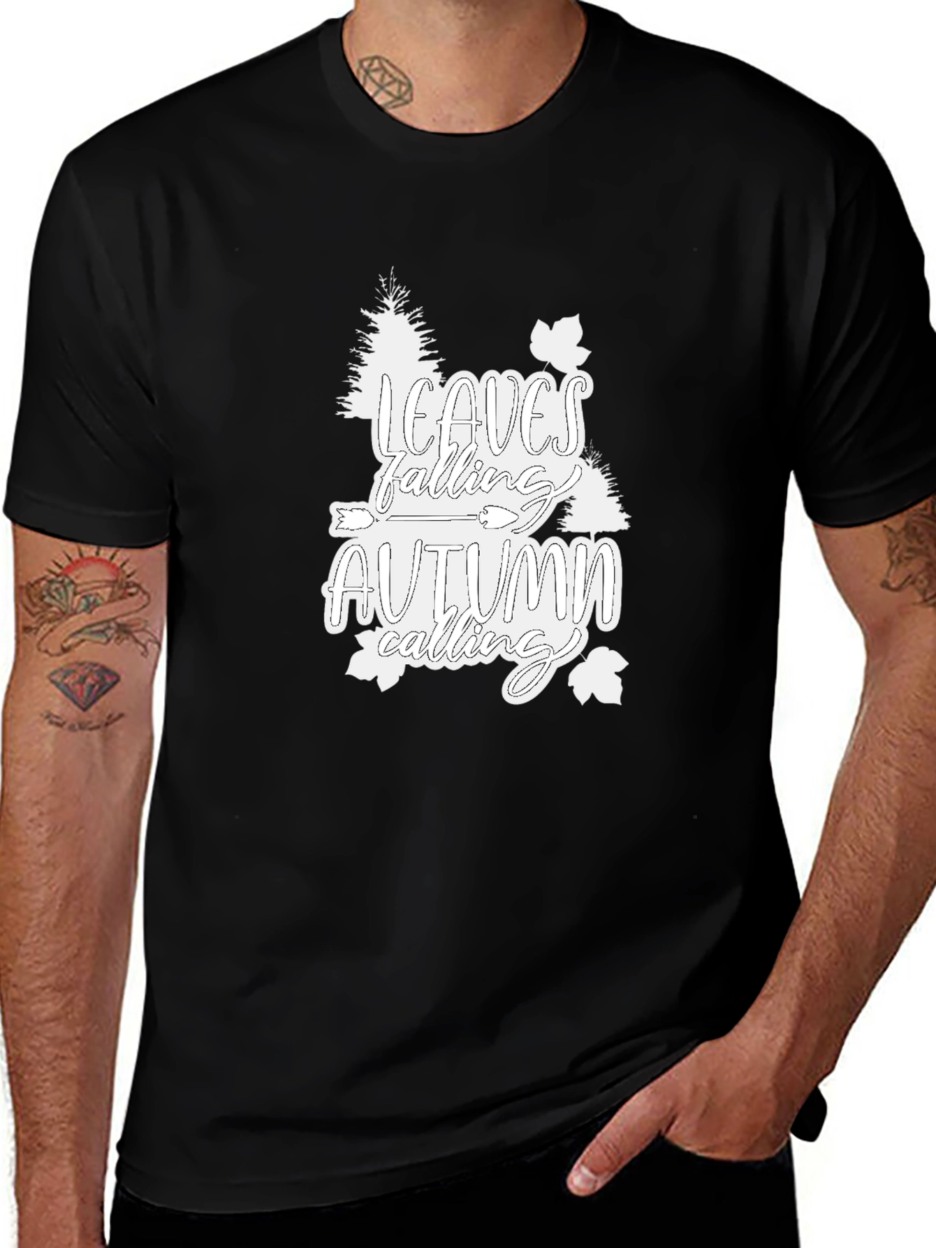 Autumn Calling Black T-Shirt