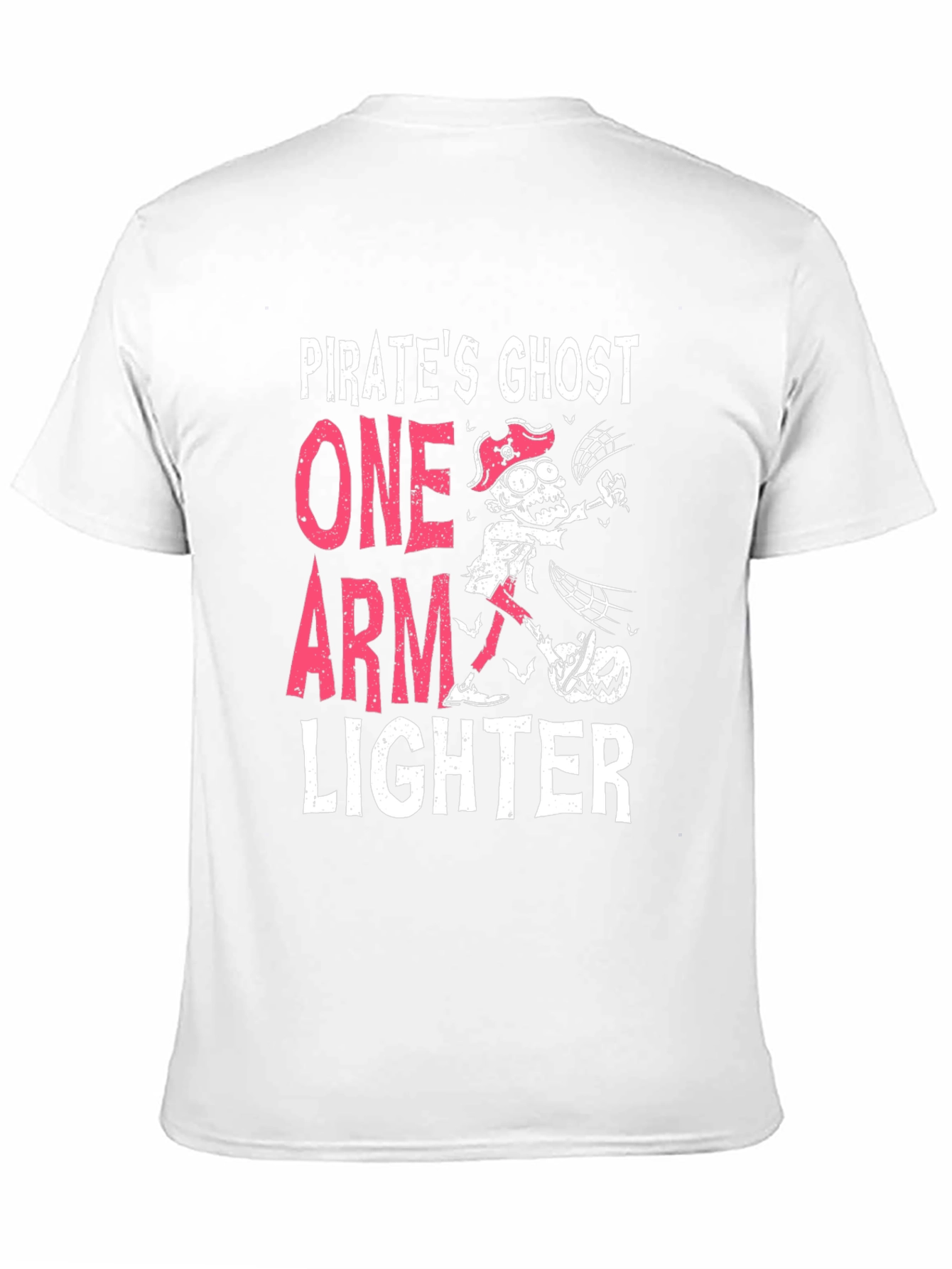 Pirate Ghost T-Shirt - One Arm Lighter Funny Tee