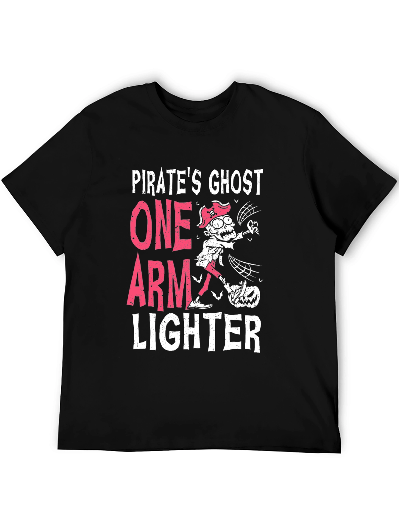 Pirate Ghost T-Shirt - One Arm Lighter Funny Tee