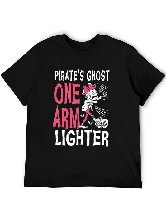 Pirate Ghost T-Shirt - One Arm Lighter Funny Tee