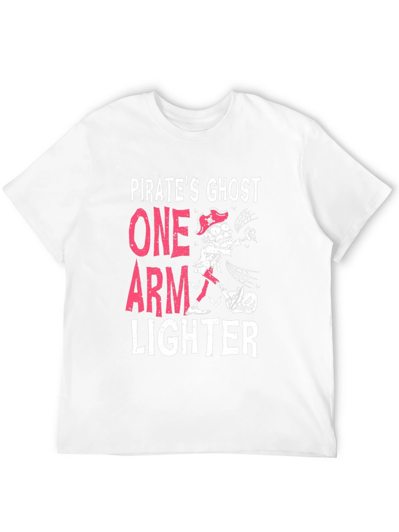 Pirate Ghost T-Shirt - One Arm Lighter Funny Tee