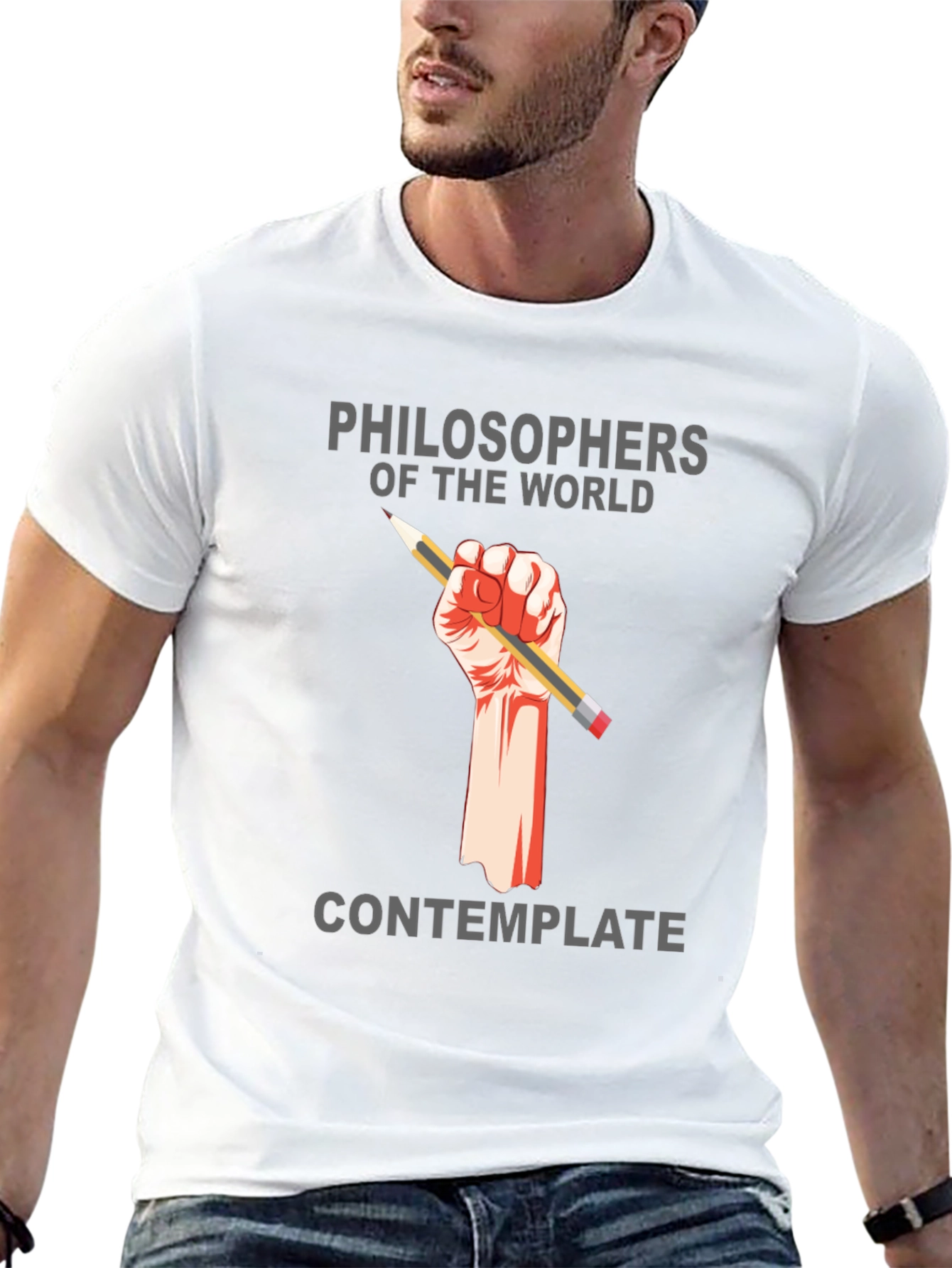 Philosophers of the World Graphic Tee - Contemplate!