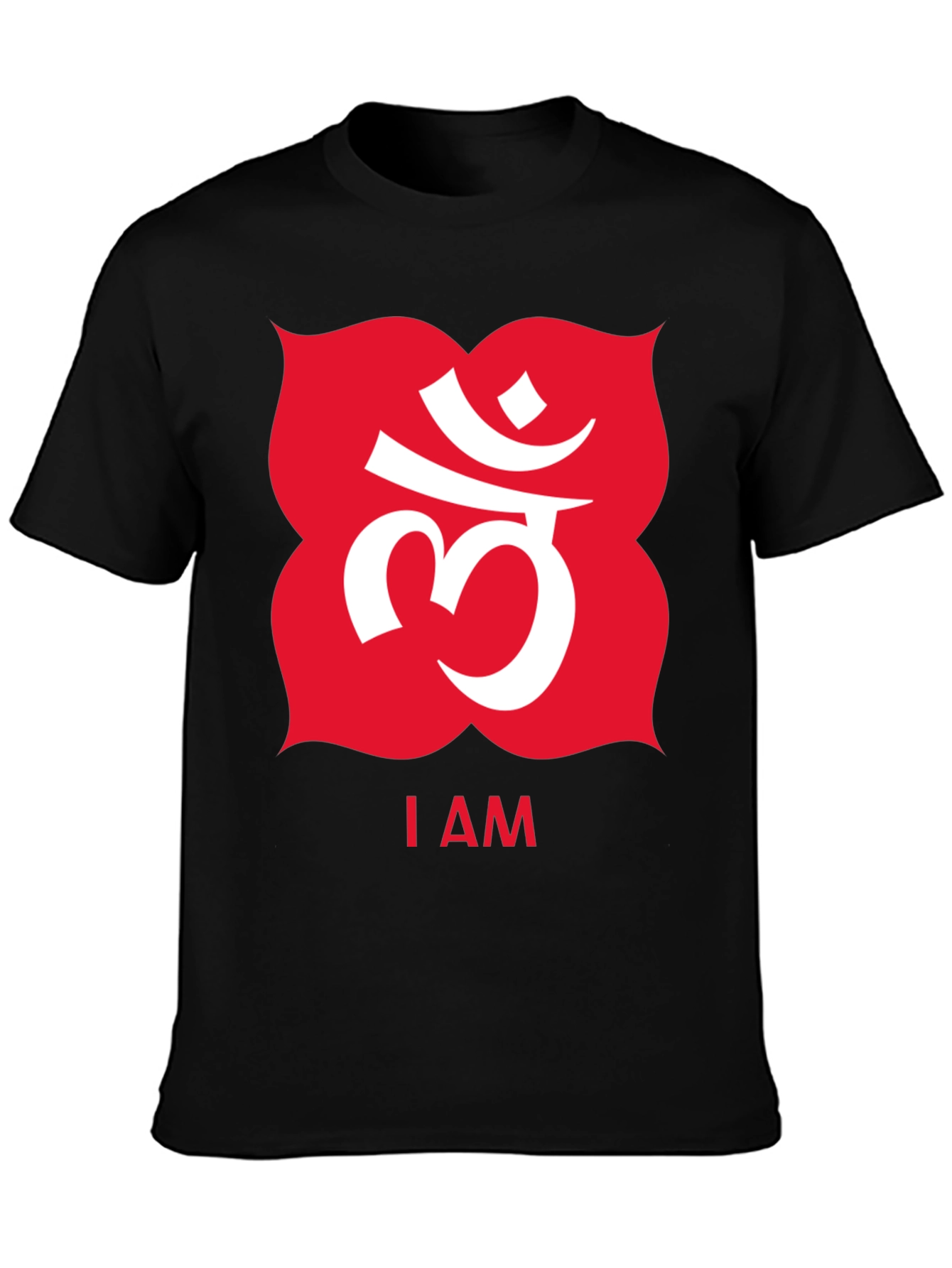 Root Chakra Black Graphic Tee - I AM