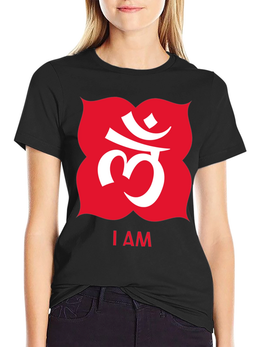 Root Chakra Black Graphic Tee - I AM