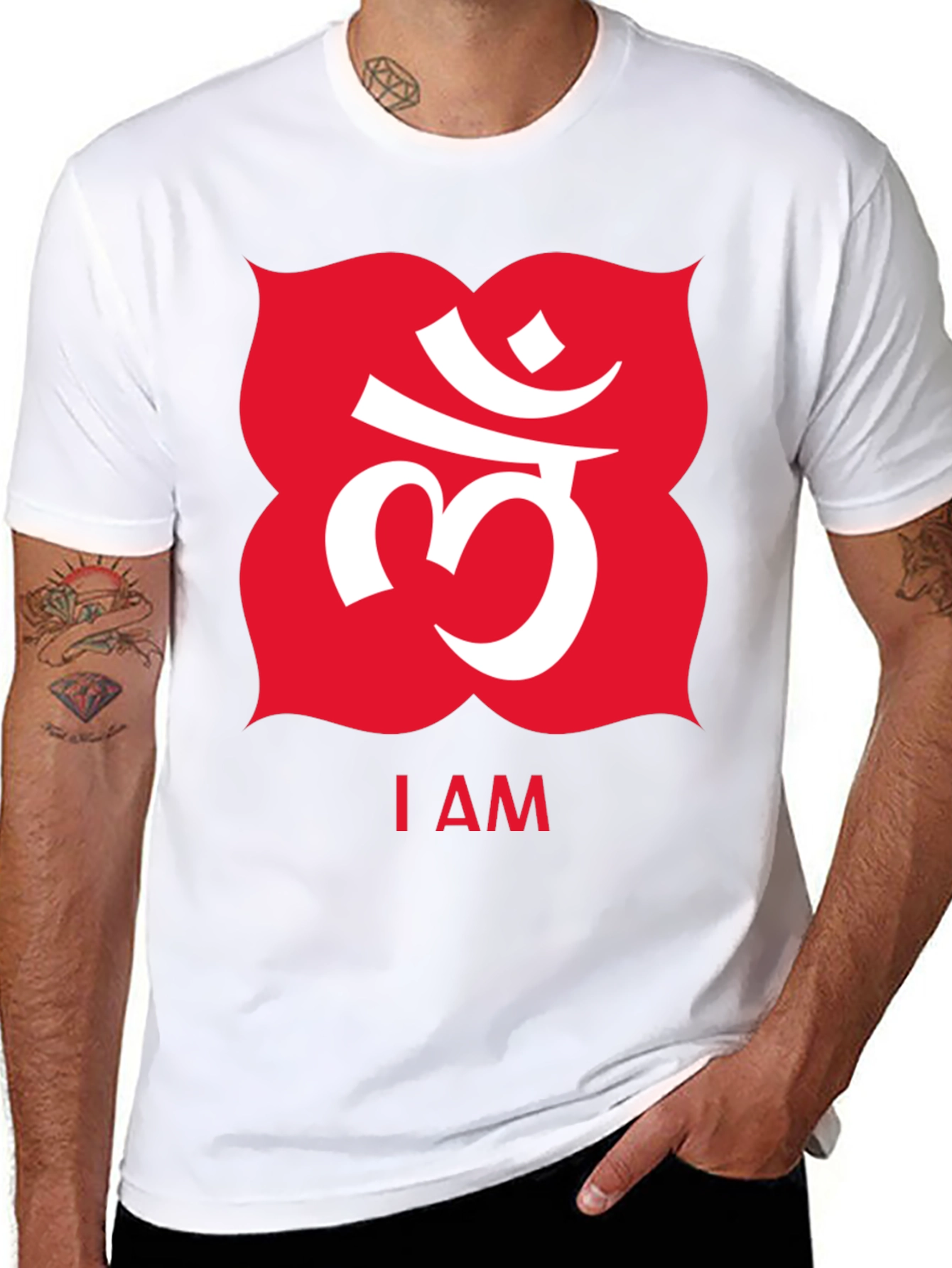 Root Chakra Black Graphic Tee - I AM