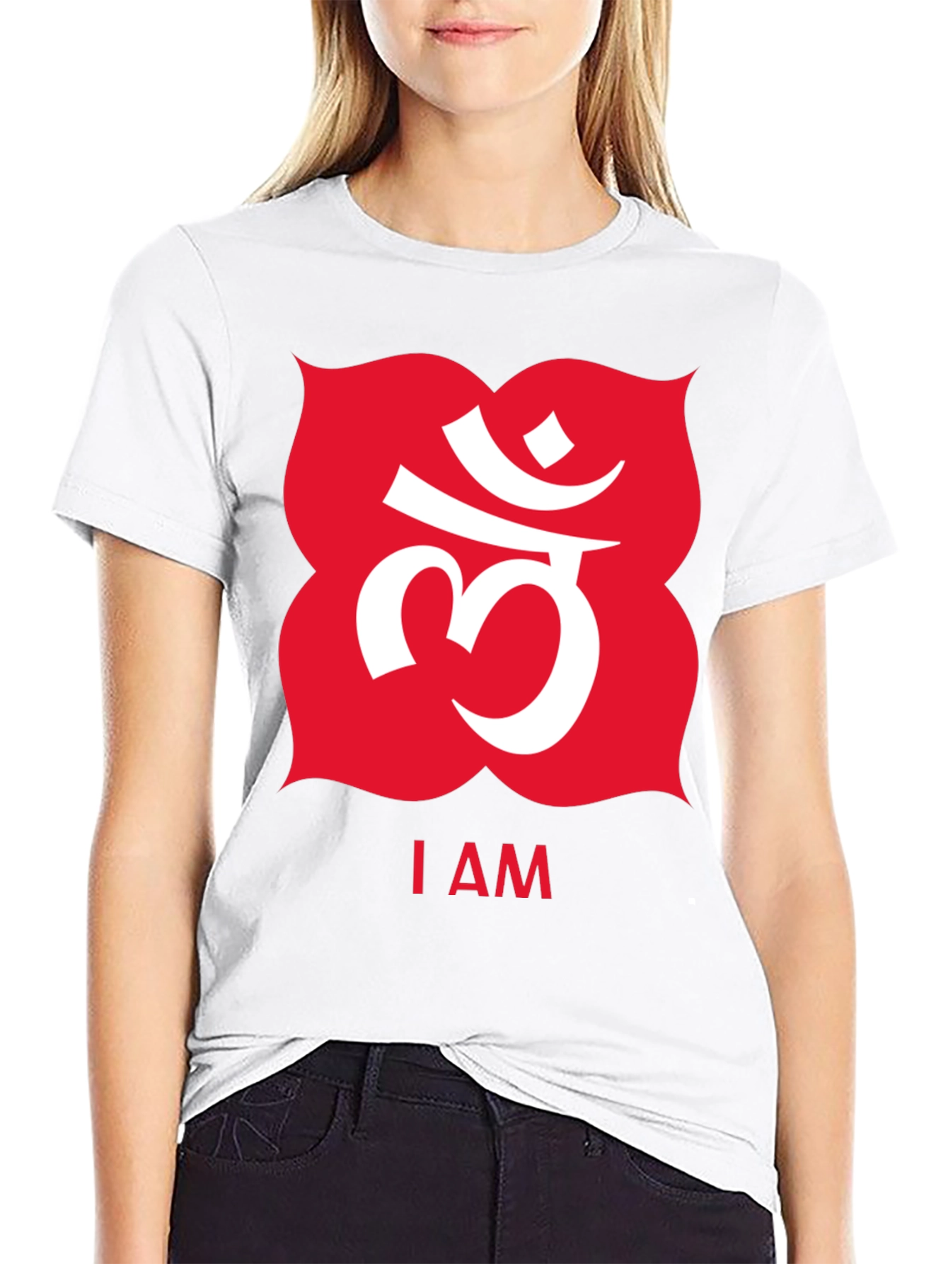 Root Chakra Black Graphic Tee - I AM