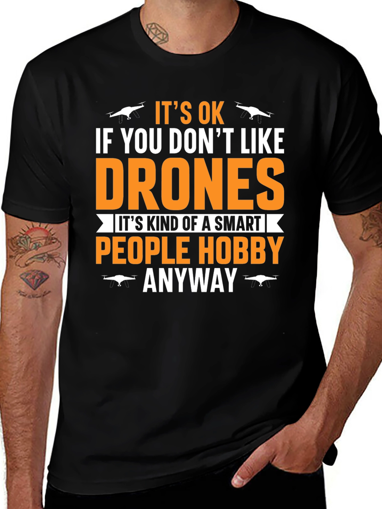Funny Drone Hobby T-Shirt for Smart People