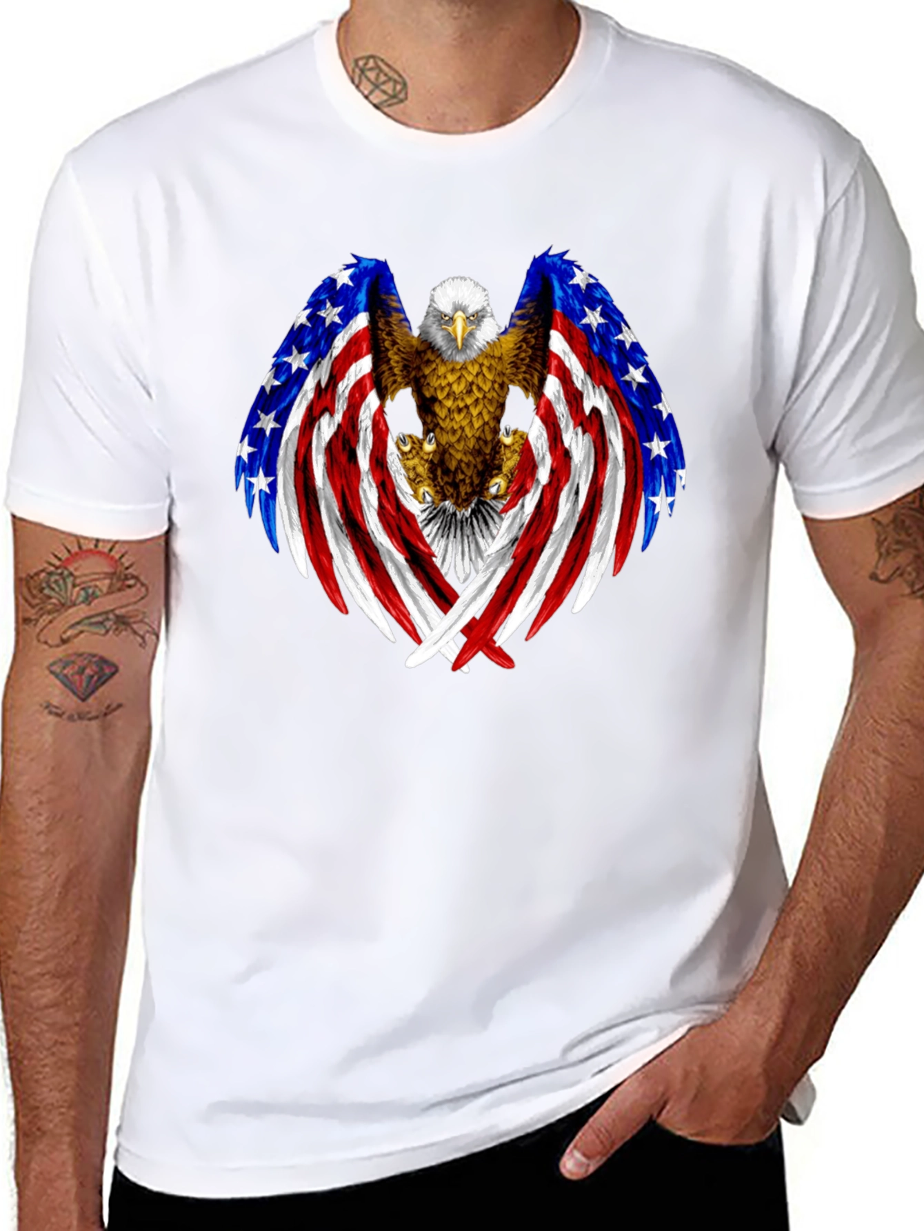 American Eagle Flag Graphic T-Shirt
