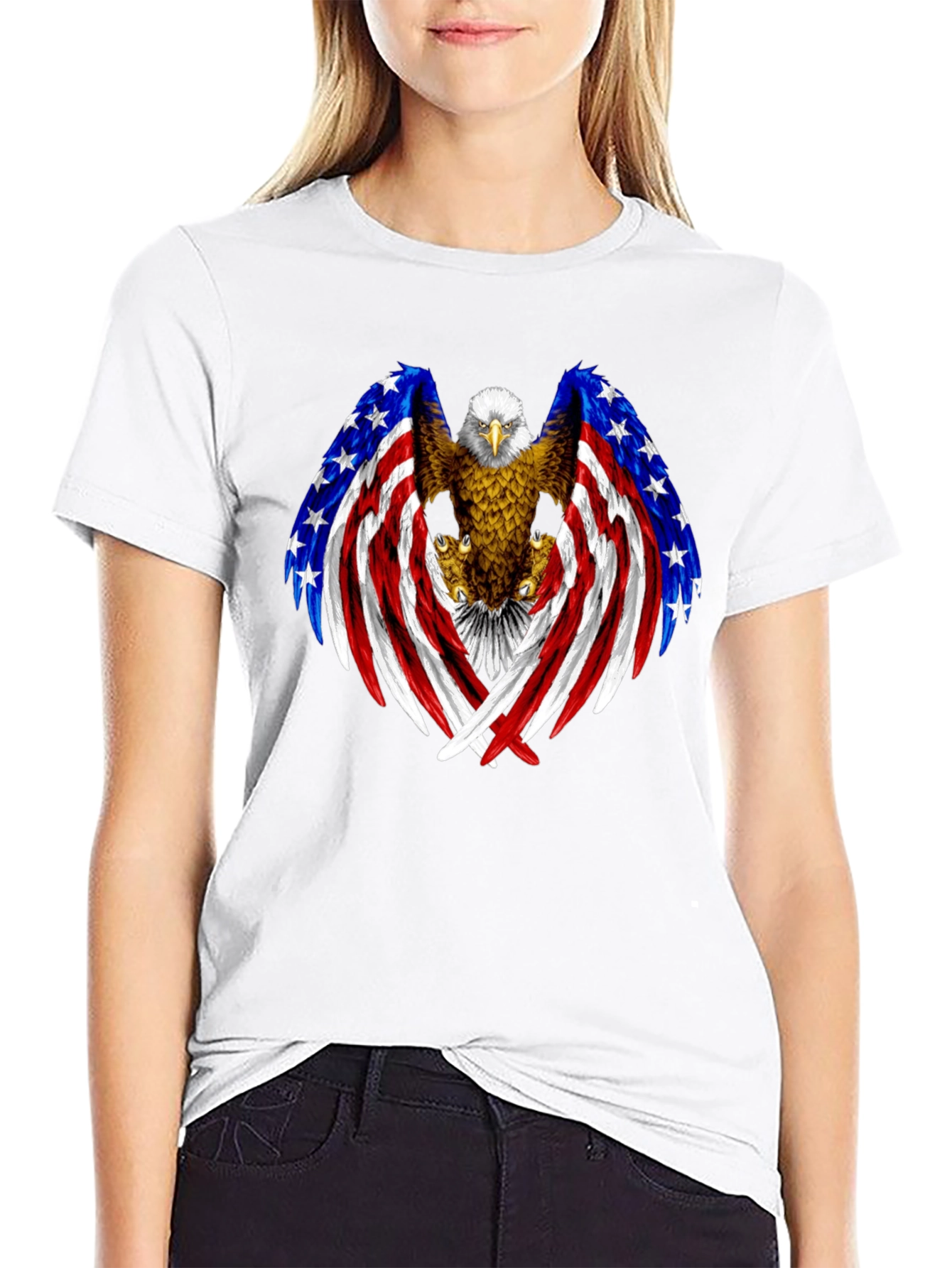 American Eagle Flag Graphic T-Shirt