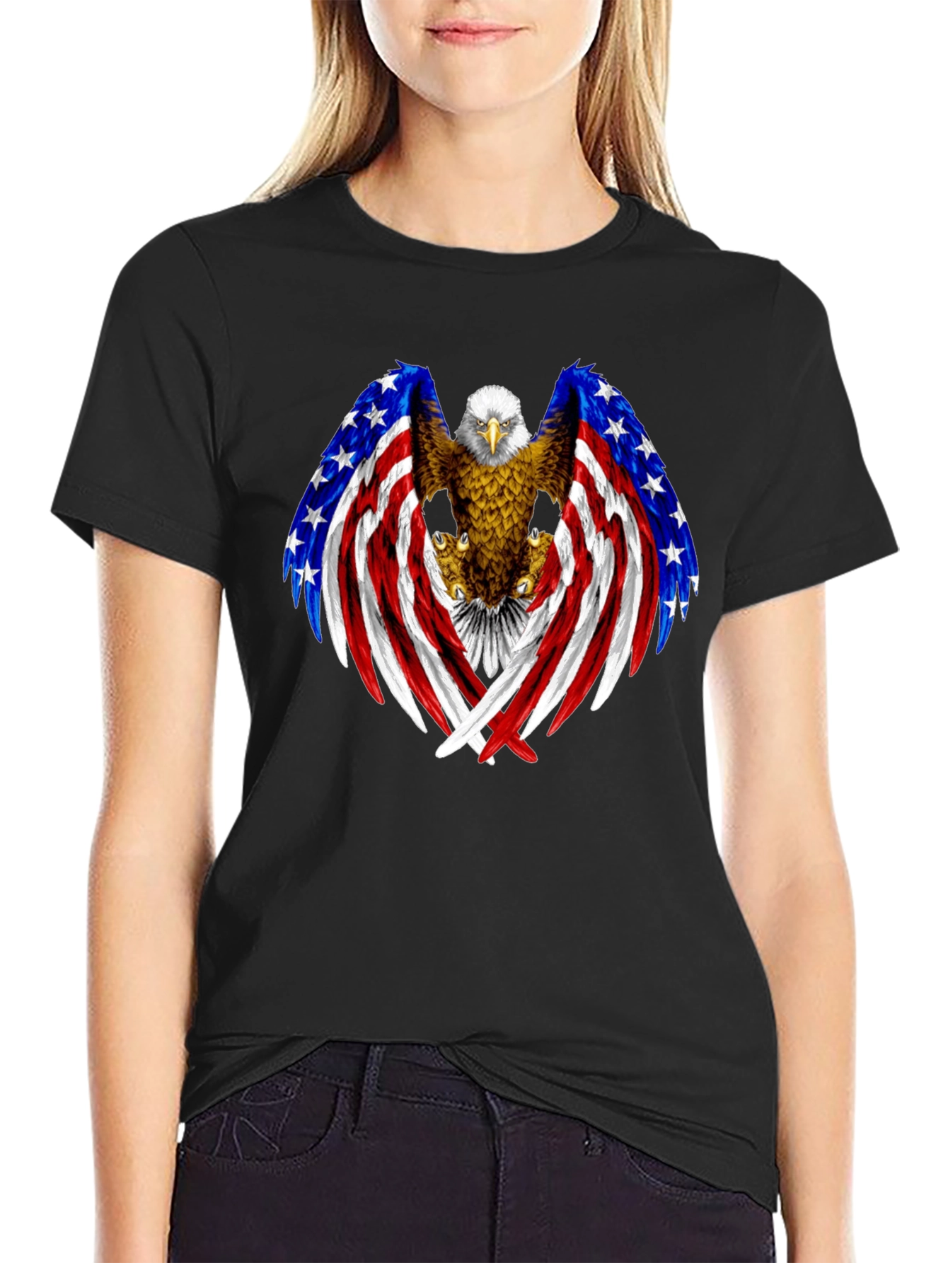American Eagle Flag Graphic T-Shirt