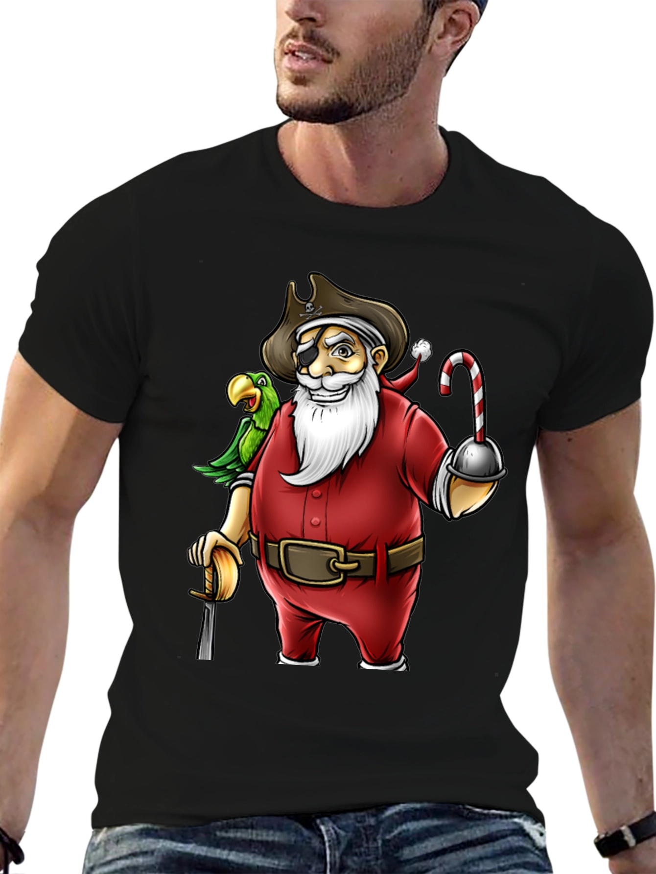 Pirate Santa T-Shirt